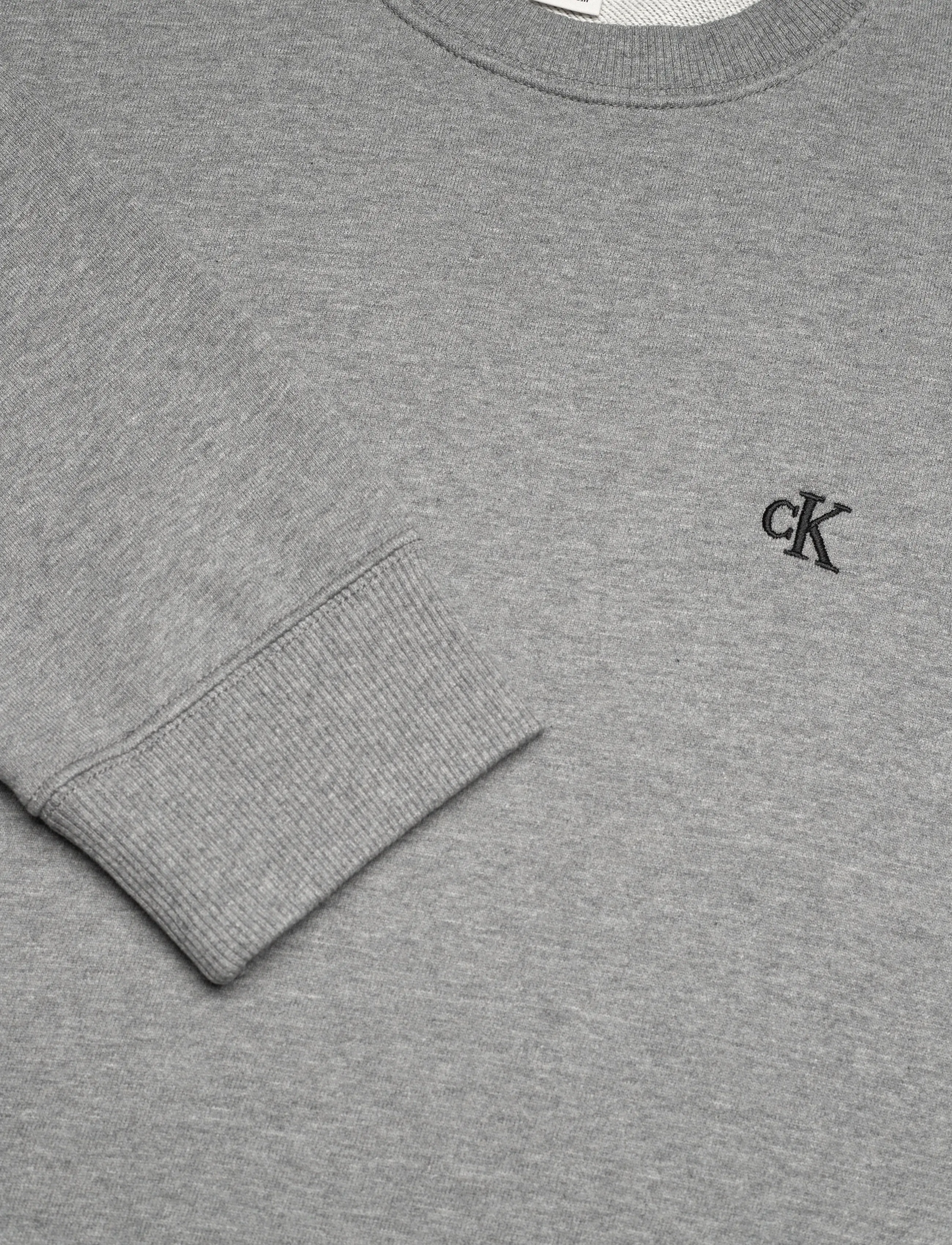 Calvin Klein Jeans - LS EU 350TERRY MONOGRAM CN SWTSH - shop efter stil - med grey htr - 2