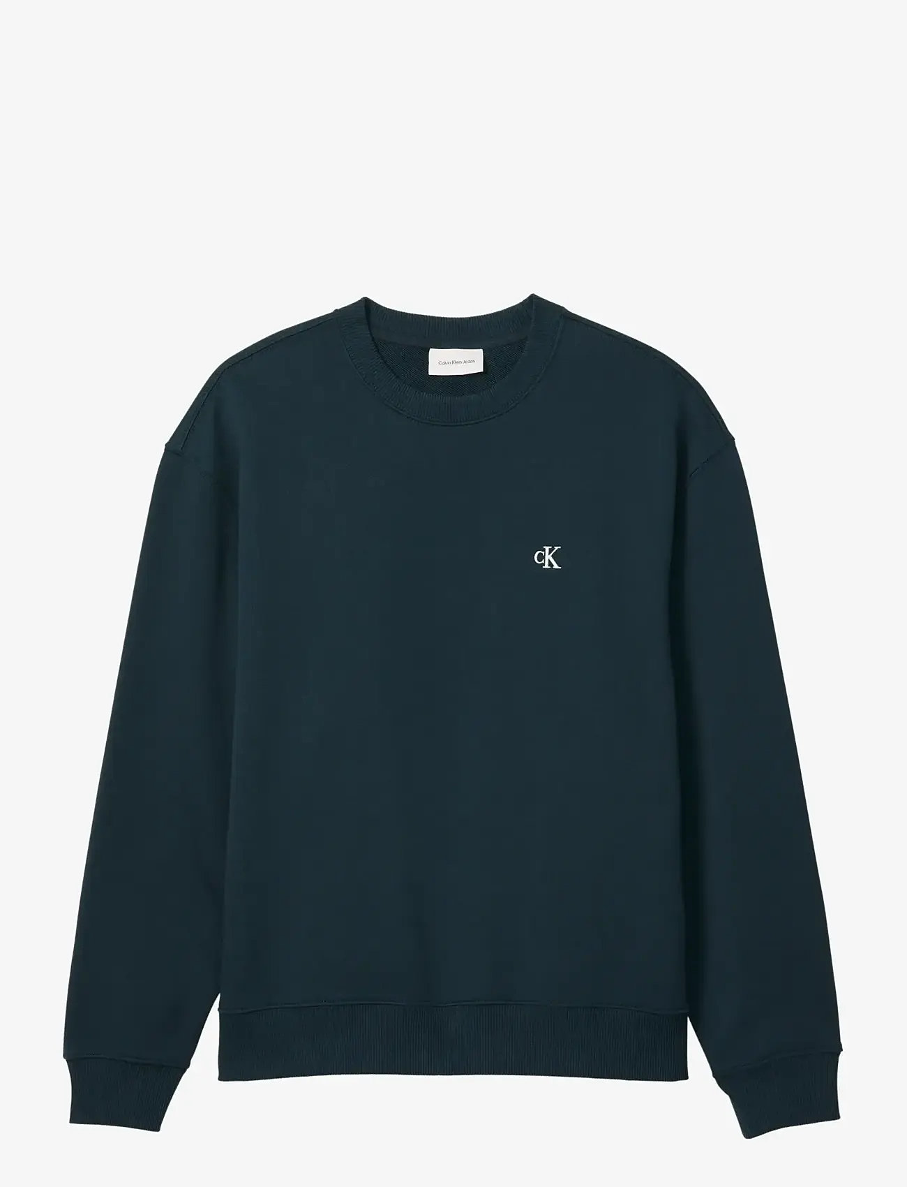 Calvin Klein Jeans - LS 350TERRY EU MONOGRAM CN SWTSH - shop efter stil - nurture navy - 1