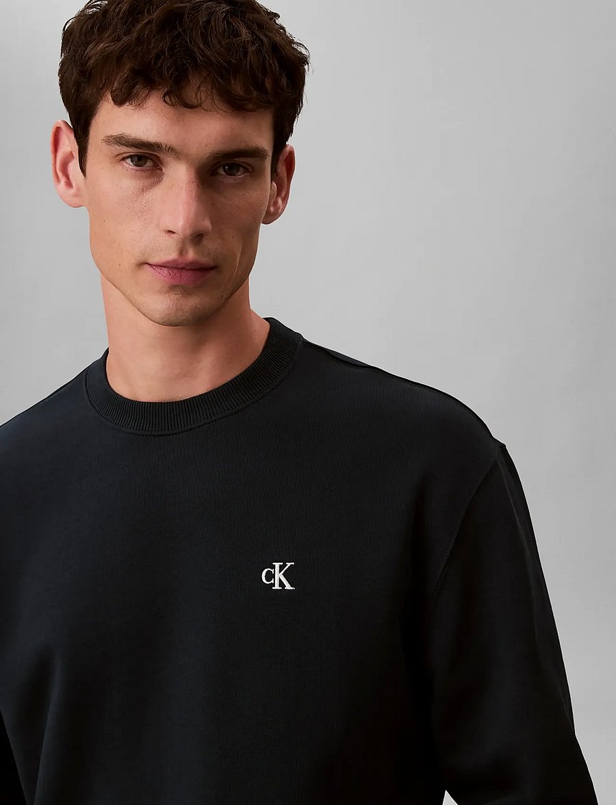 Calvin Klein Jeans - LS 350TERRY EU MONOGRAM CN SWTSH - sweatshirts - nurture navy - 5