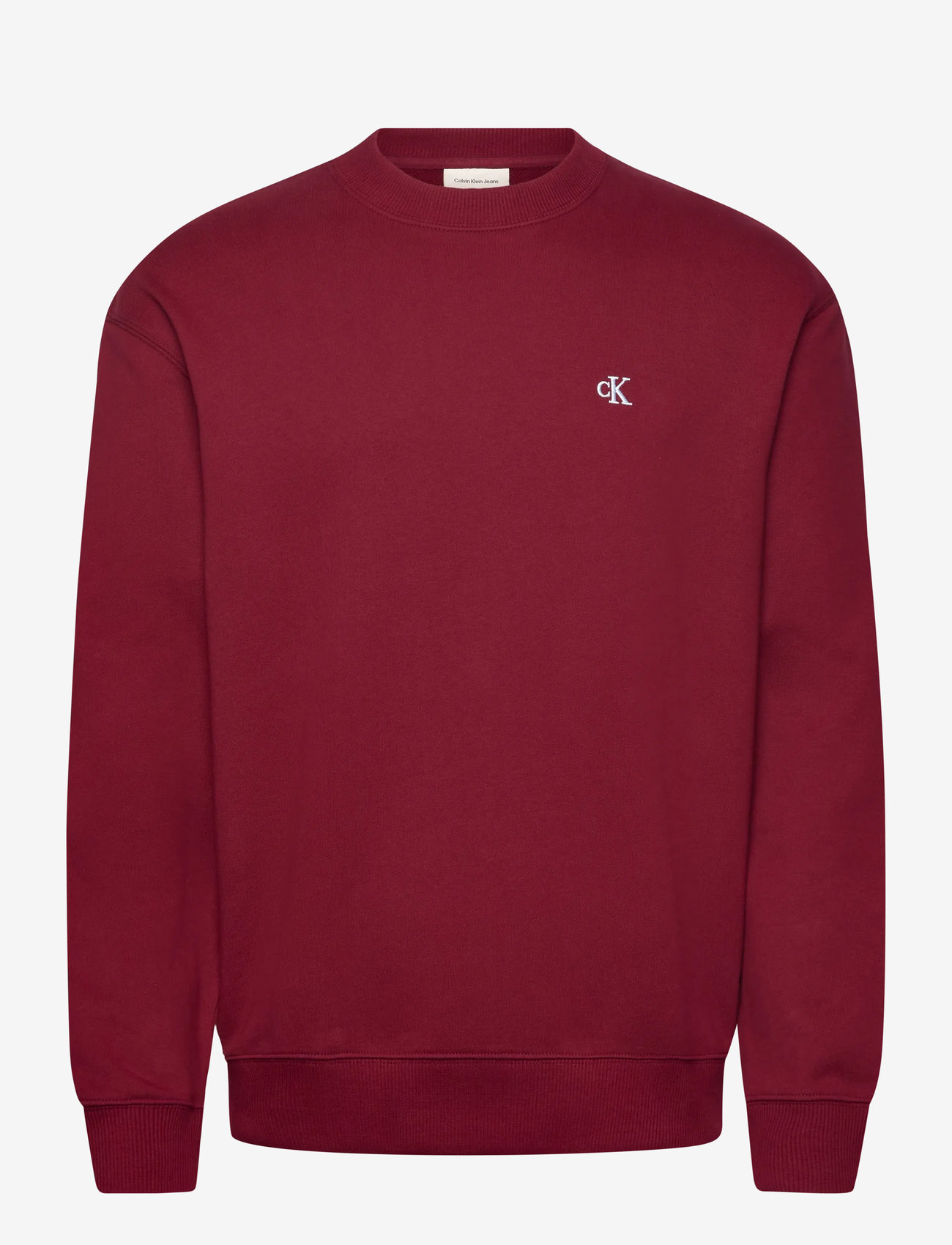 Calvin Klein Jeans - LS EU 350TERRY MONOGRAM CN SWTSH - sweatshirts - renaissance red - 1