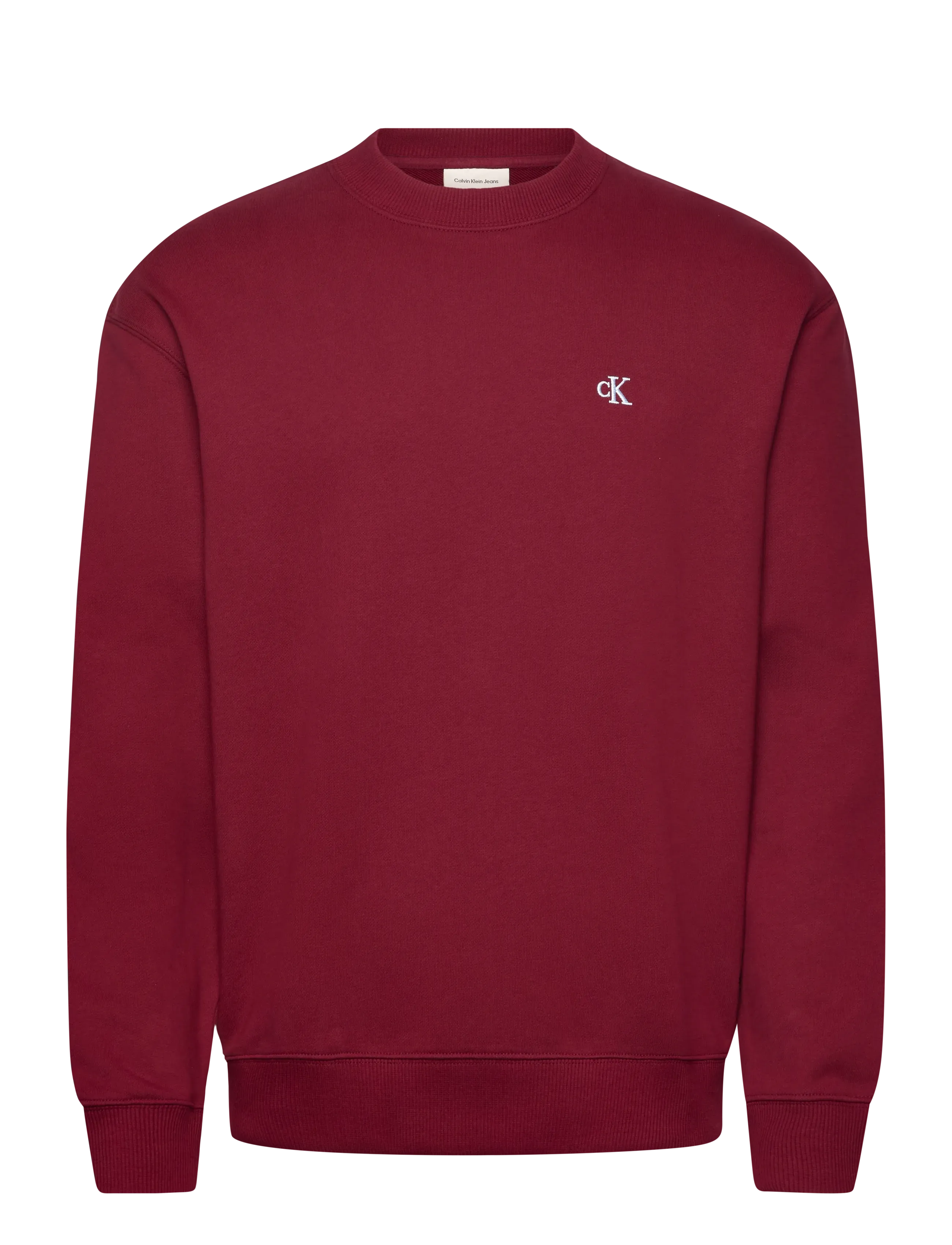 Calvin Klein Jeans LS 350TERRY EU MONOGRAM CN SWTSH - Sweatshirts & hættetrøjer - RENAISSANCE RED / red