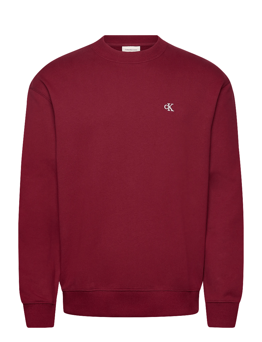 Calvin Klein Jeans - LS 350TERRY EU MONOGRAM CN SWTSH - sweatshirts - renaissance red - 1