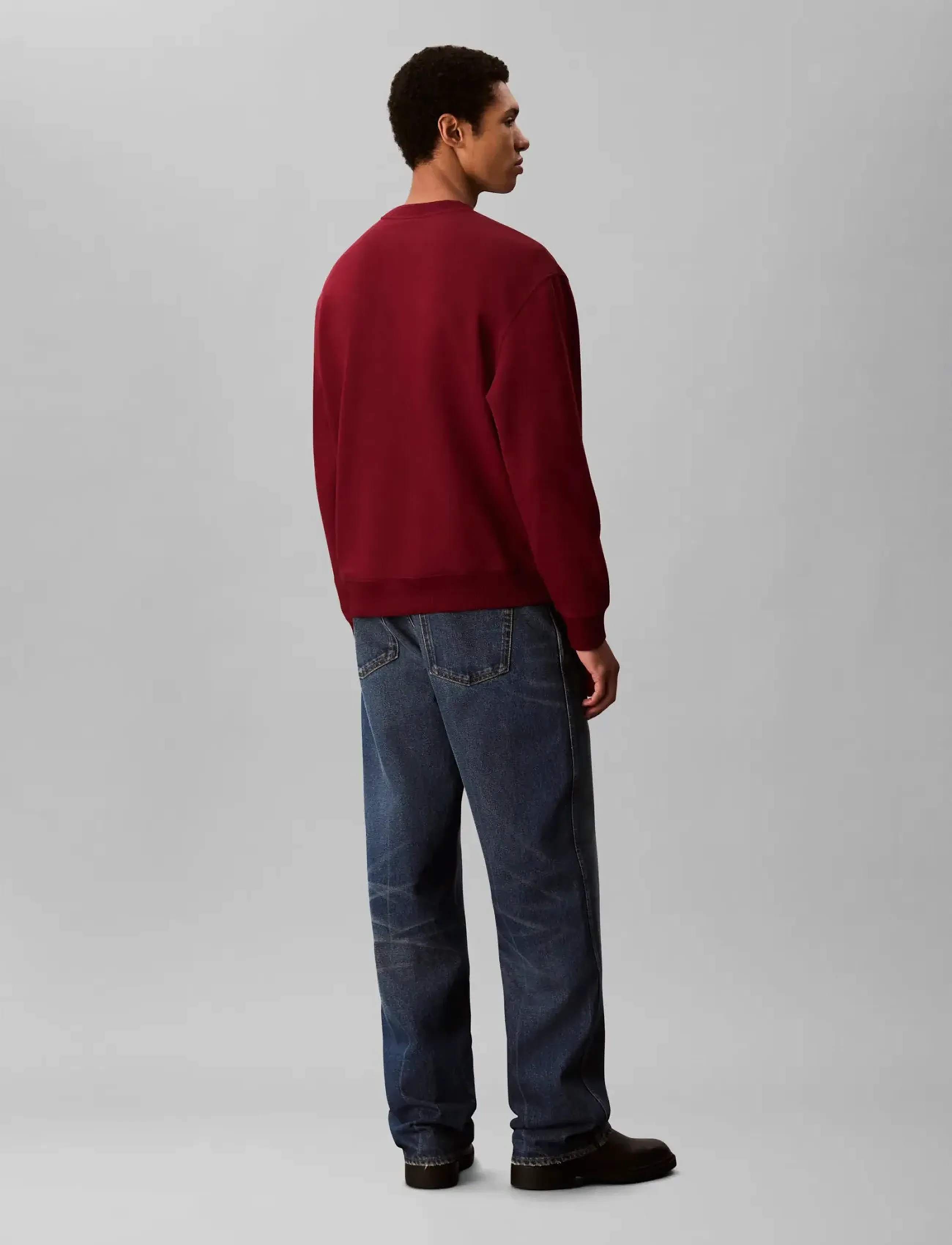 Calvin Klein Jeans - LS EU 350TERRY MONOGRAM CN SWTSH - shop efter stil - renaissance red - 4