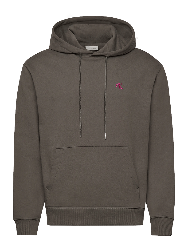 Calvin Klein Jeans - LS EU 350TERRY MONOGRAM HOODIE - kapuutsiga dressipluusid - beluga - 1