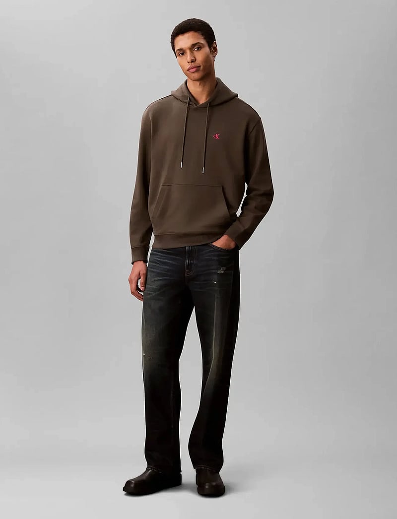 Calvin Klein Jeans - LS EU 350TERRY MONOGRAM HOODIE - kapuutsiga dressipluusid - beluga - 3