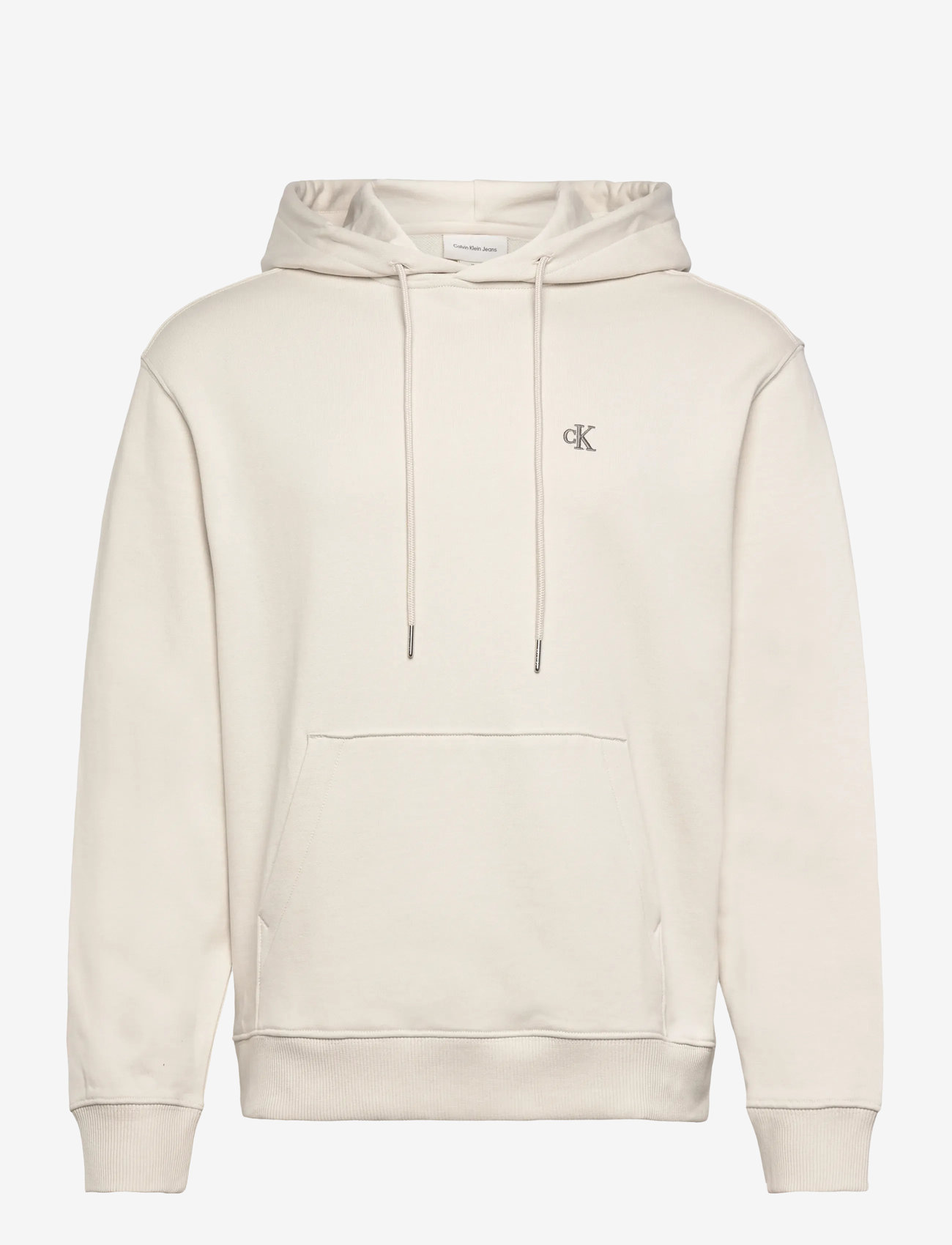 Calvin Klein Jeans - LS EU 350TERRY MONOGRAM HOODIE - hættetrøjer - chalk - 1