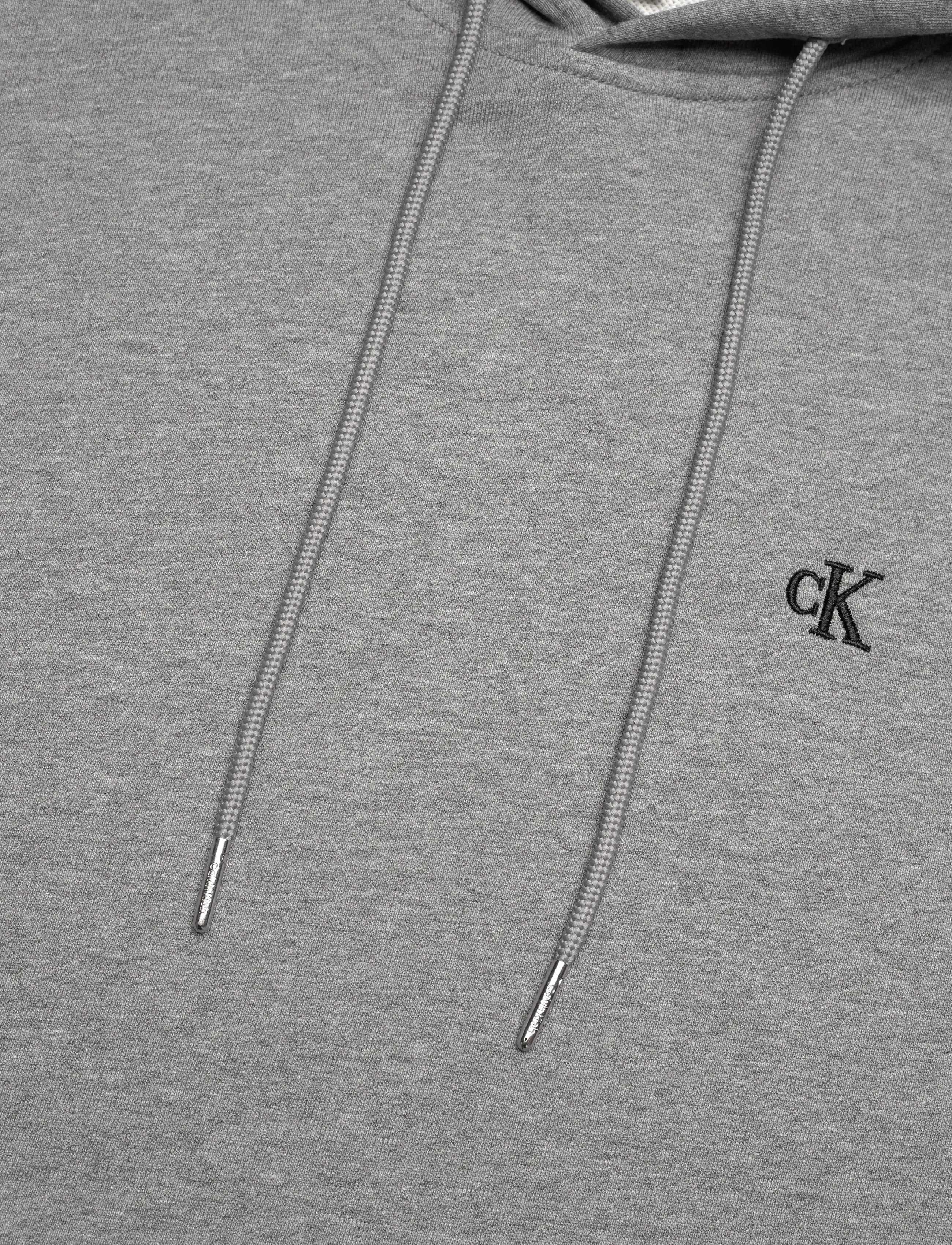 Calvin Klein Jeans - LS EU 350TERRY MONOGRAM HOODIE - hoodies - med grey htr - 2