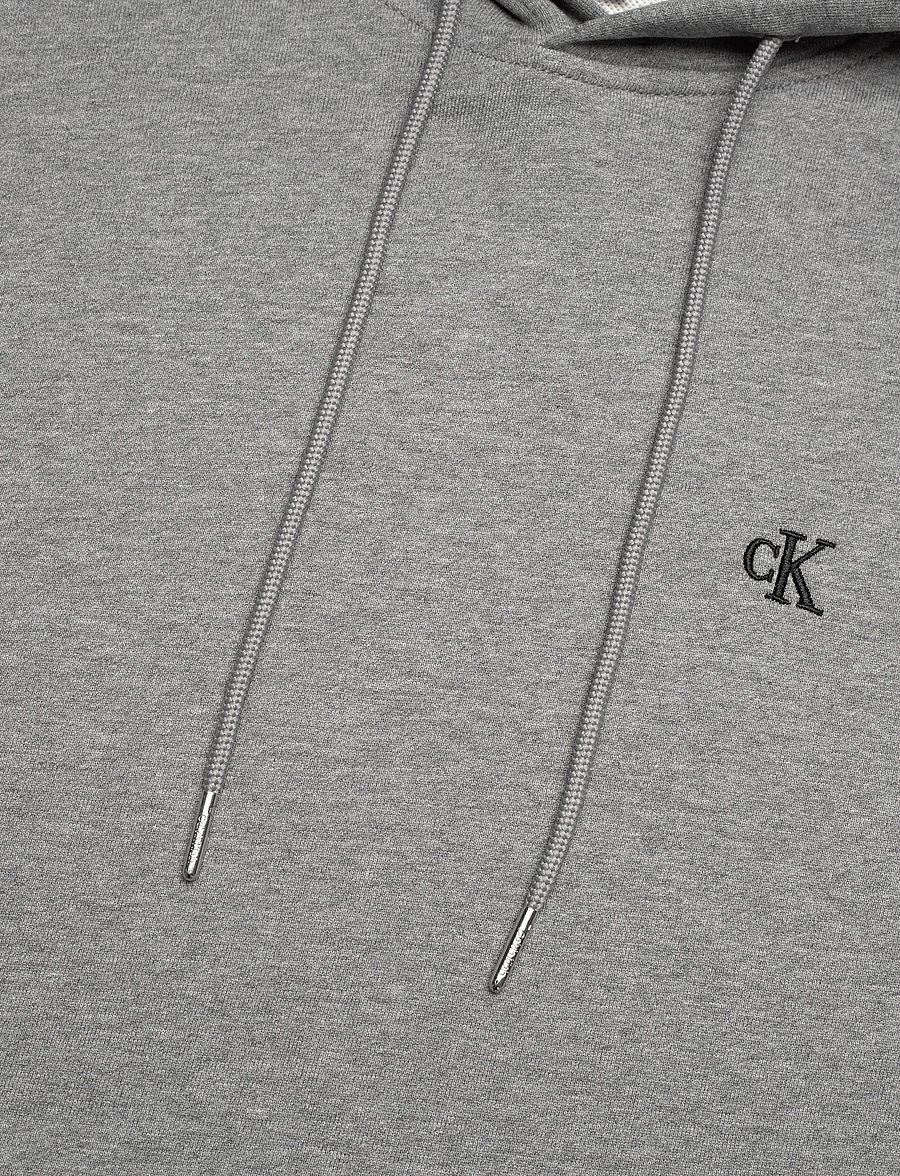 Calvin Klein Jeans - LS EU 350TERRY MONOGRAM HOODIE - kapuzenpullover - med grey htr - 2