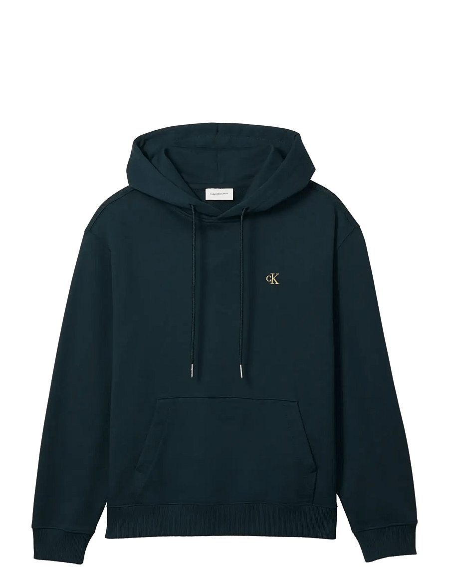 Calvin Klein Jeans - LS EU 350TERRY MONOGRAM HOODIE - džemperiai su gobtuvu - nurture navy - 1