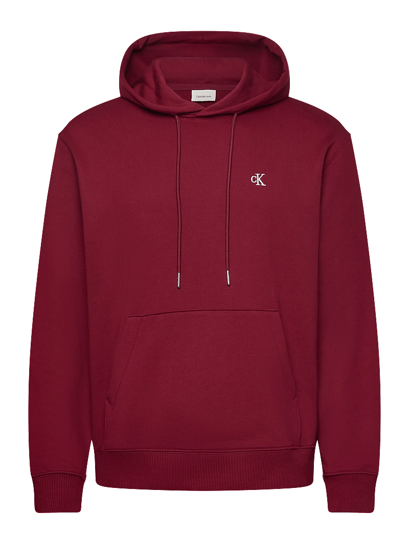 Calvin Klein Jeans - LS EU 350TERRY MONOGRAM HOODIE - kapuutsiga dressipluusid - renaissance red - 1