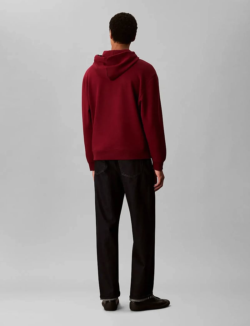 Calvin Klein Jeans - LS EU 350TERRY MONOGRAM HOODIE - kapuutsiga dressipluusid - renaissance red - 4