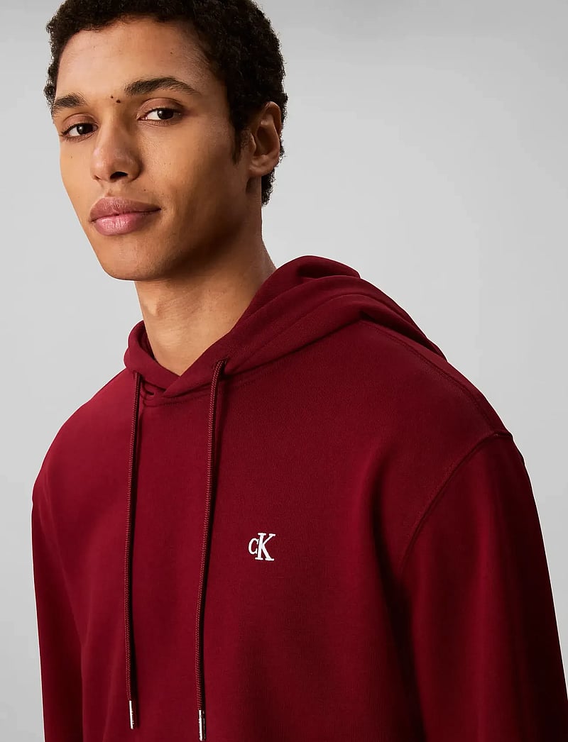 Calvin Klein Jeans - LS EU 350TERRY MONOGRAM HOODIE - kapuutsiga dressipluusid - renaissance red - 5