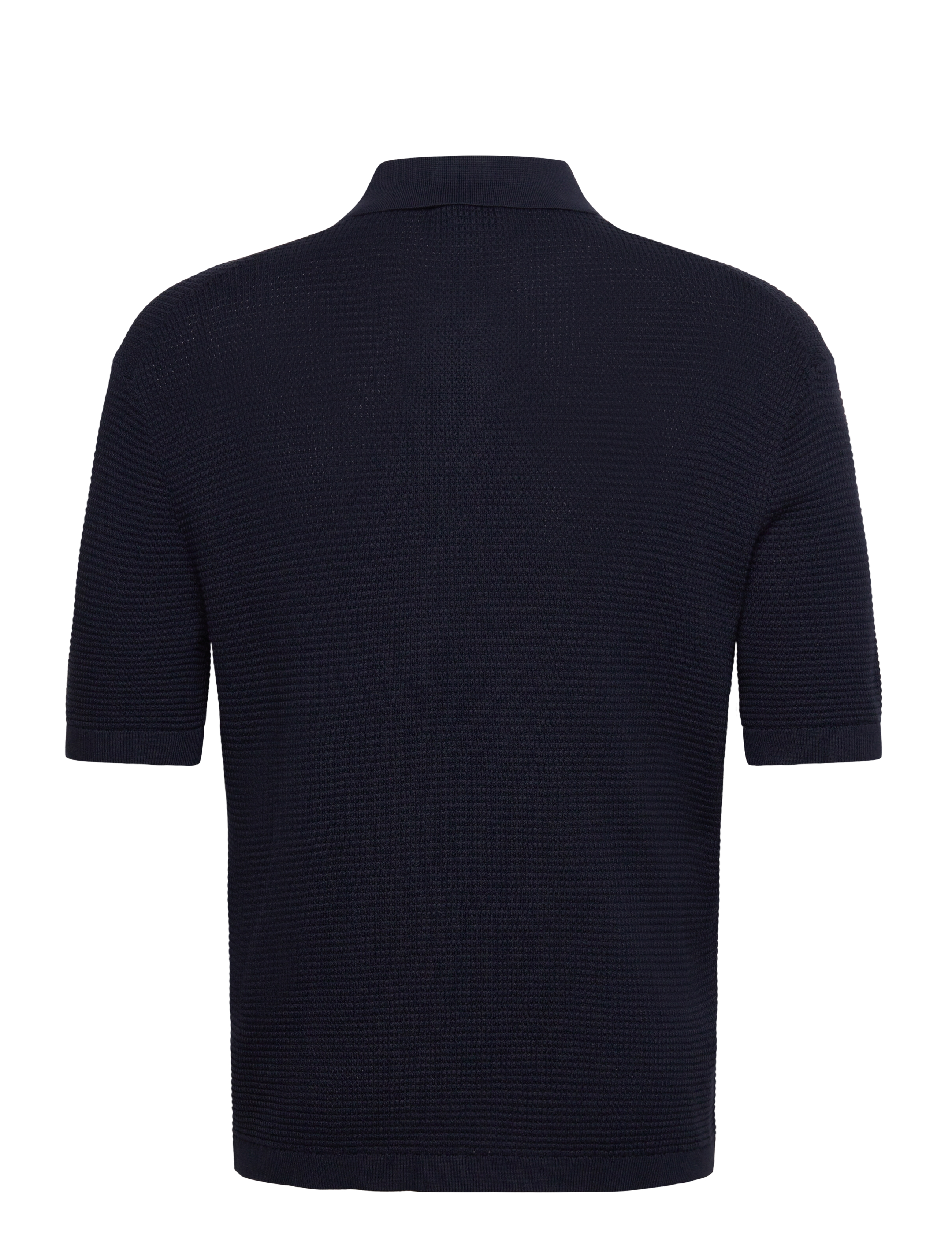 Calvin Klein Jeans - SS SMTH CTTN WFFL PL - lyhythihaiset - dark sapphire - 2