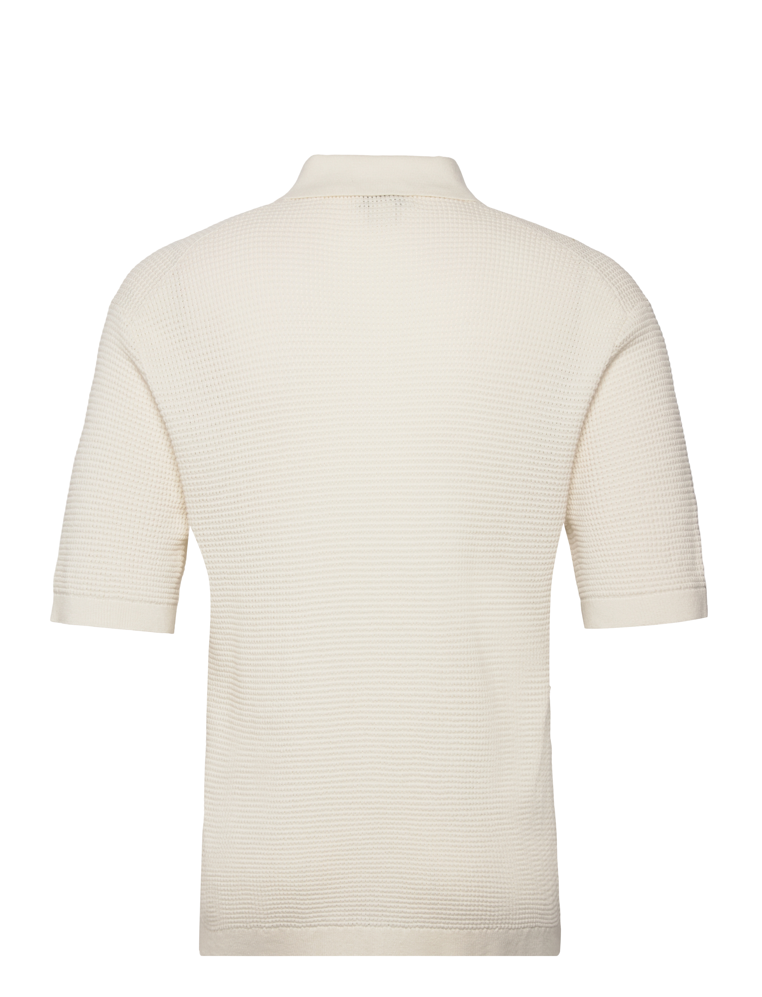 Calvin Klein Jeans - SS SMTH CTTN WFFL PL - kortærmede poloer - tofu - 2