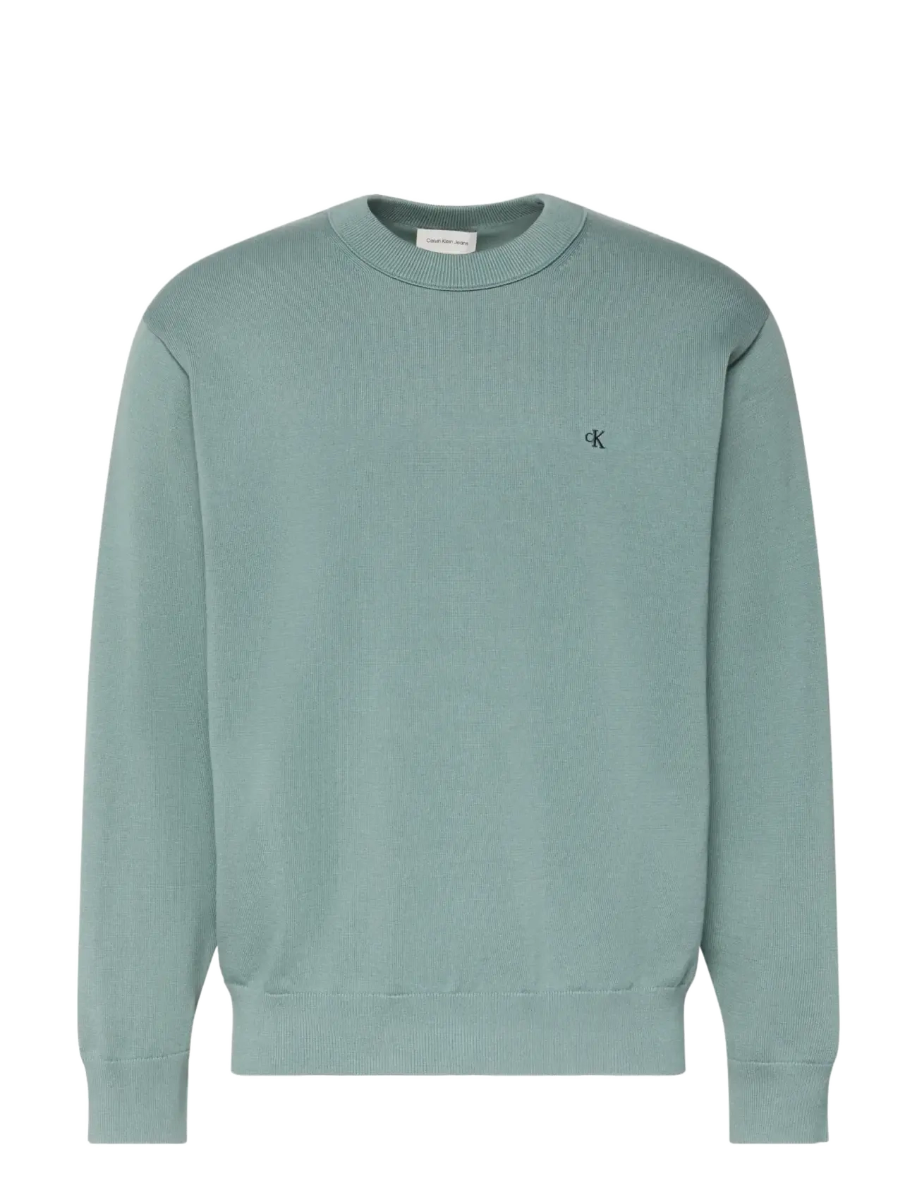 Calvin Klein Jeans EU LS COTTON RELAXED CREWNK SWEA - Calvin Klein Jeans - AUTUMN GREEN / green