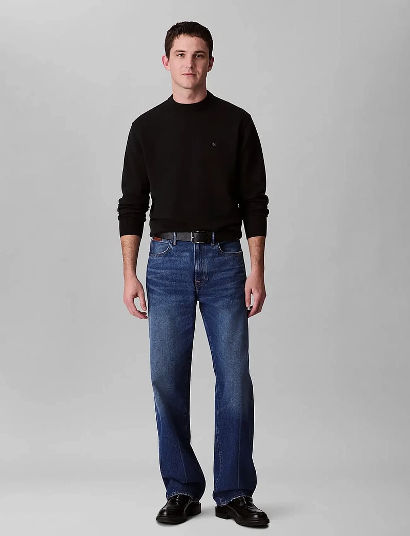 Calvin Klein Jeans - LS COTTON EASY FIT CREWNK SWEATE - rundhals - black - 3