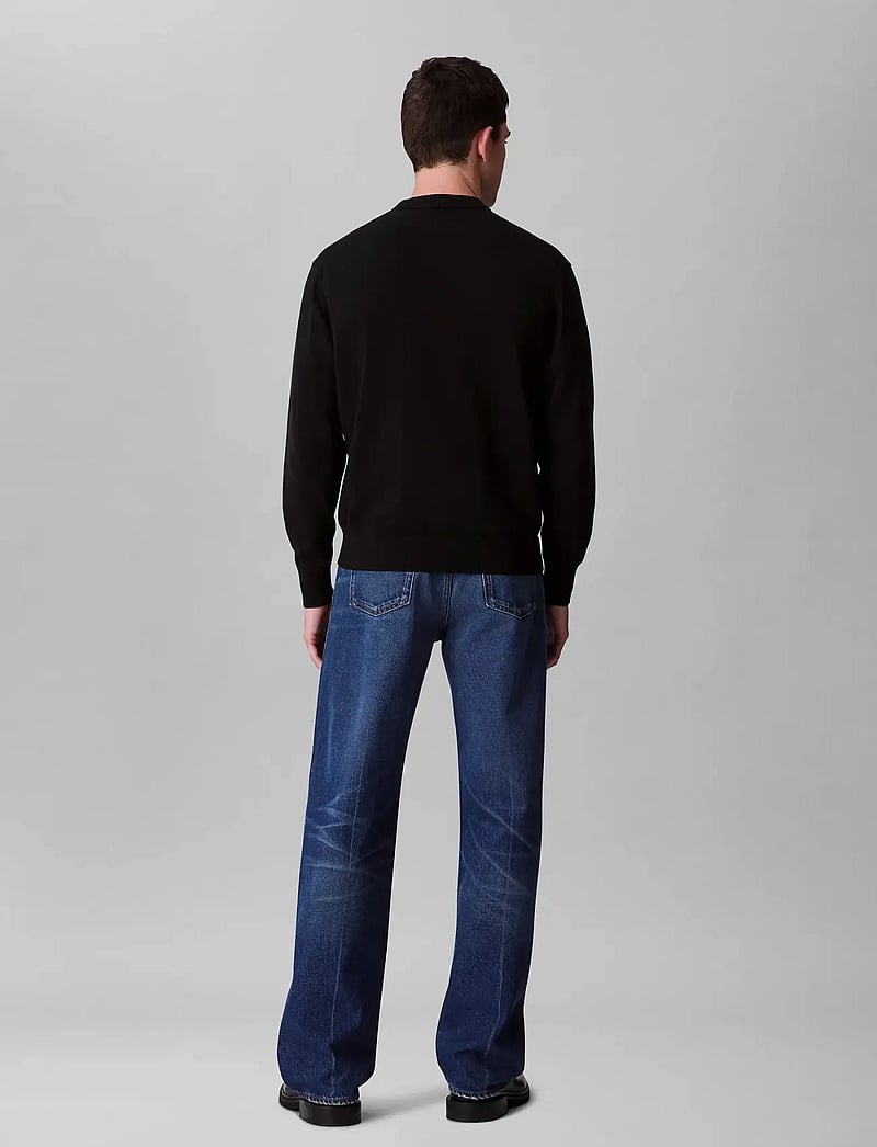 Calvin Klein Jeans - LS COTTON EASY FIT CREWNK SWEATE - rundhals - black - 4