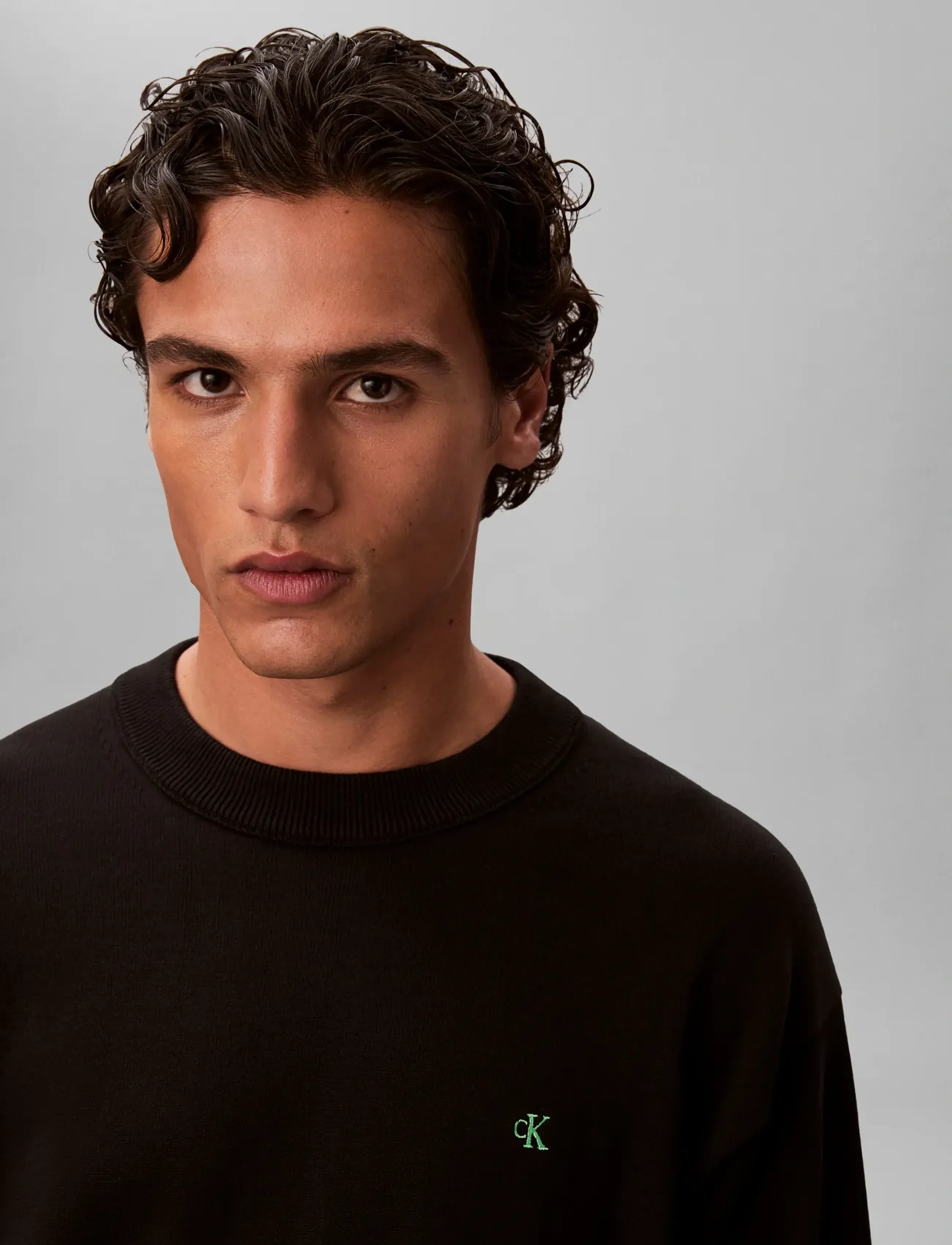Calvin Klein Jeans Eu Ls Cotton Relaxed Crewnk Swea sweatshirts herr – bild 8