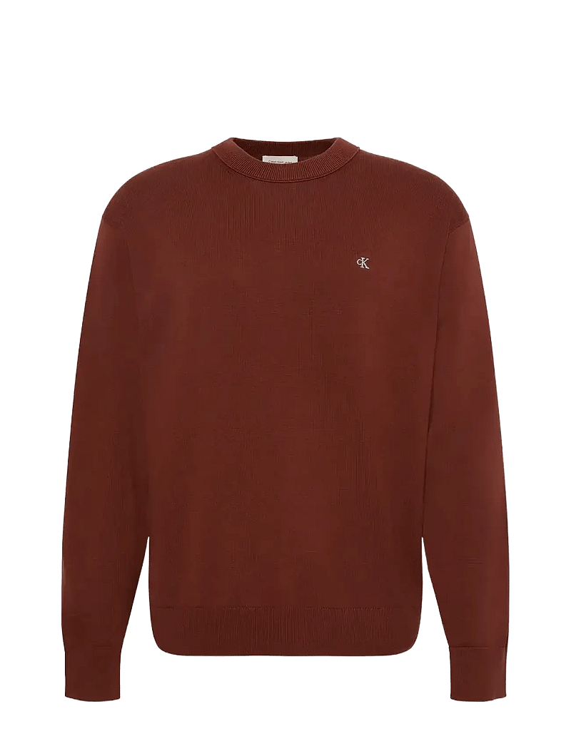 Calvin Klein Jeans - EU LS COTTON RELAXED CREWNK SWEA - rundhals - cherry mahogany - 1