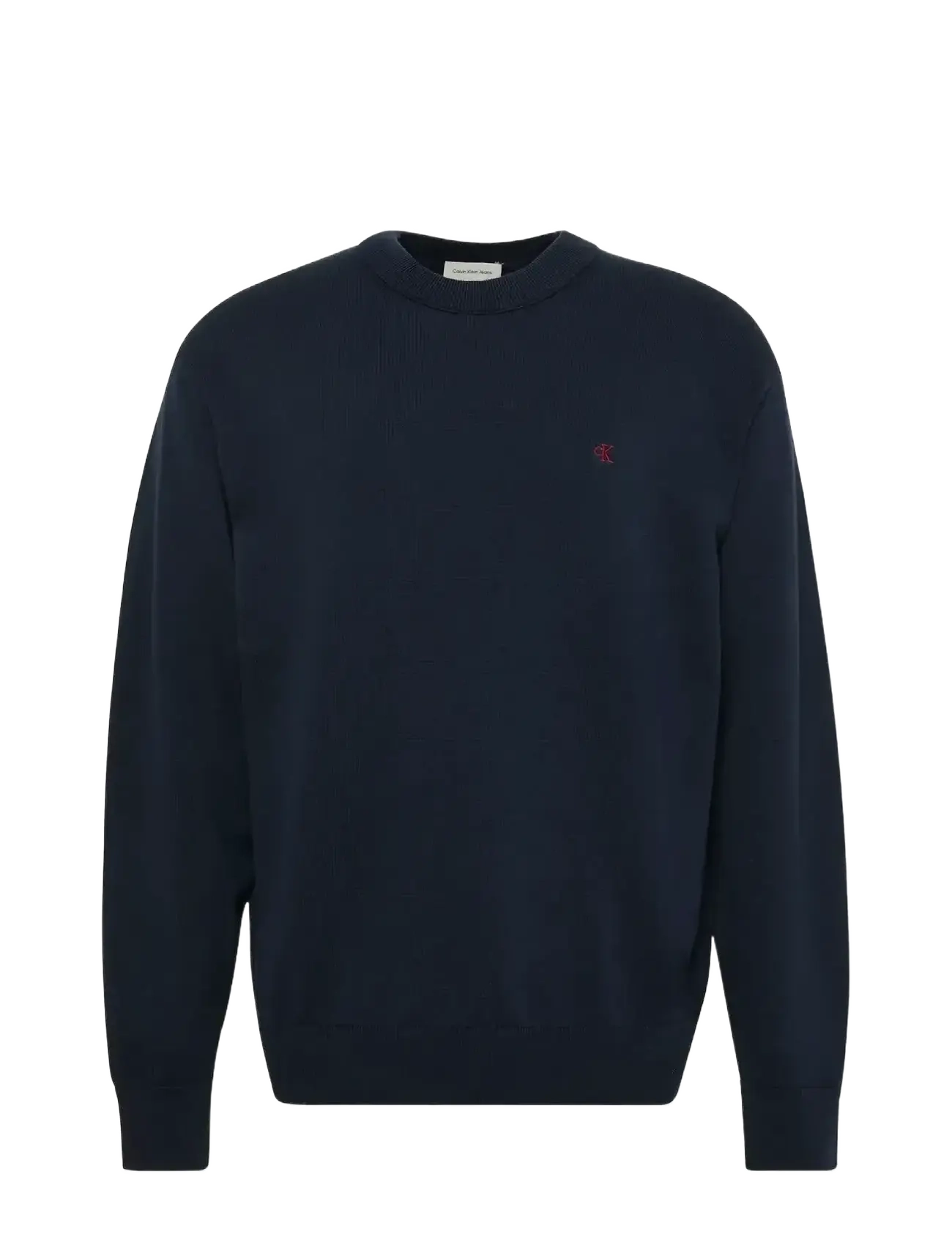 Calvin Klein Jeans EU LS COTTON RELAXED CREWNK SWEA - Svetarit & Hupparit - DARK SAPPHIRE / navy