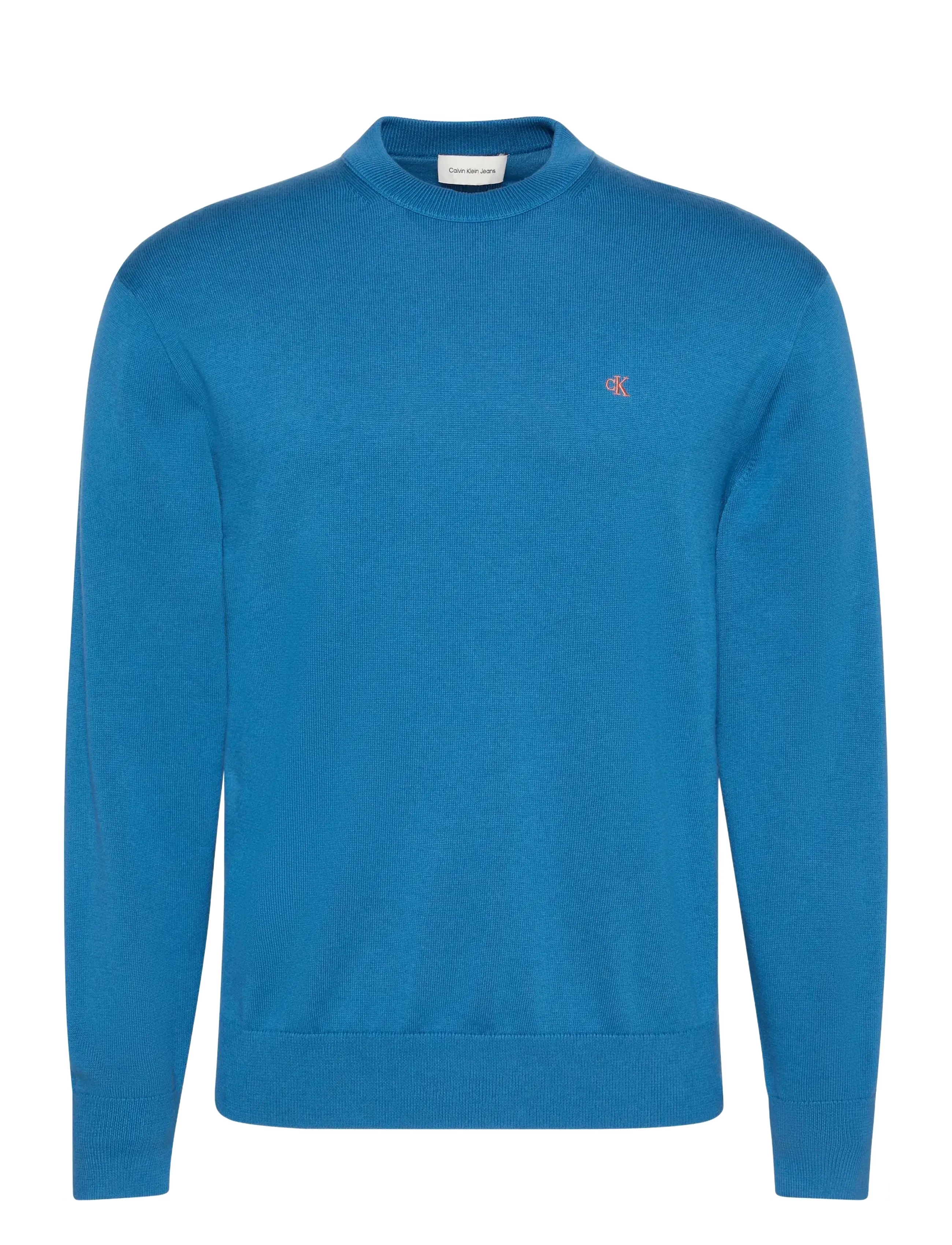 Calvin Klein Jeans EU LS COTTON RELAXED CREWNK SWEA - Svetarit & Hupparit - ROYAL LAGOON / blue