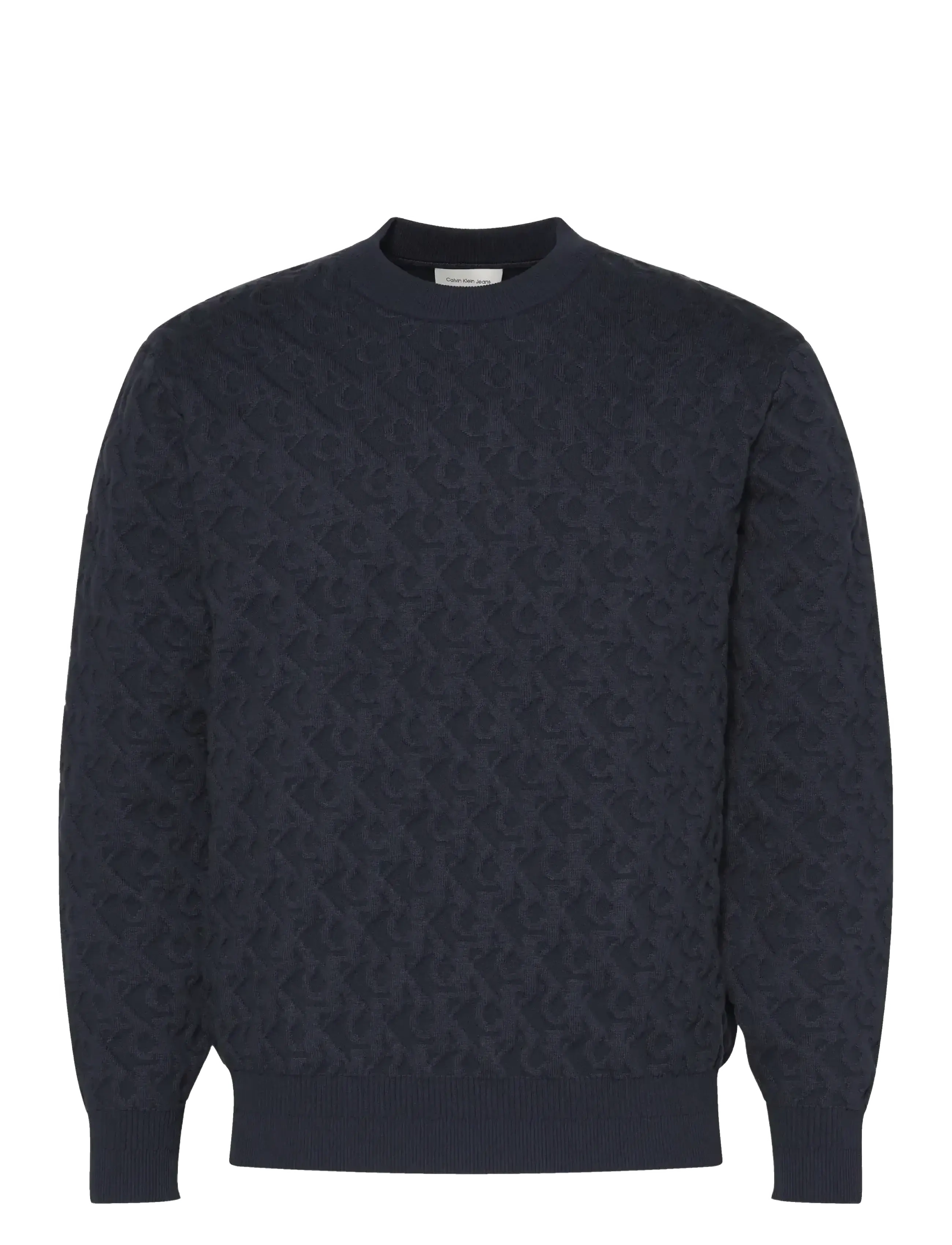 Calvin Klein Jeans A - REL  AOP SWT - Rundhals - NIGHT SKY / navy