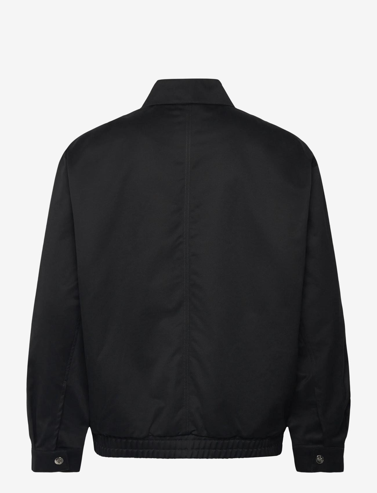 Calvin Klein Jeans - A- LS COTTON FZ BLOUSON JACKET - efterårsjakker - black - 2