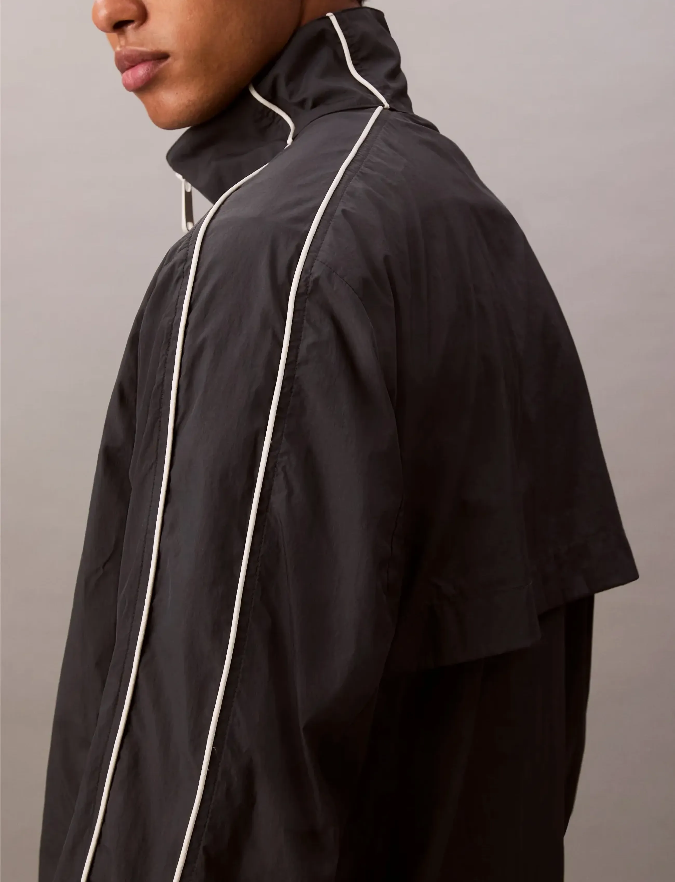 Ls Crinkle Stand Collar Track Ja 5