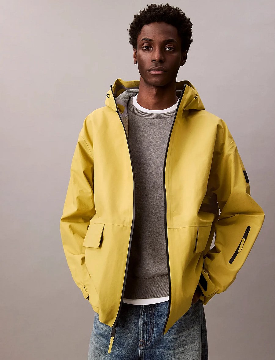 Calvin Klein Jeans - LS NYLON OXFORD RLXD SPORT JACKE - frühlingsjacken - spanish lime - 0