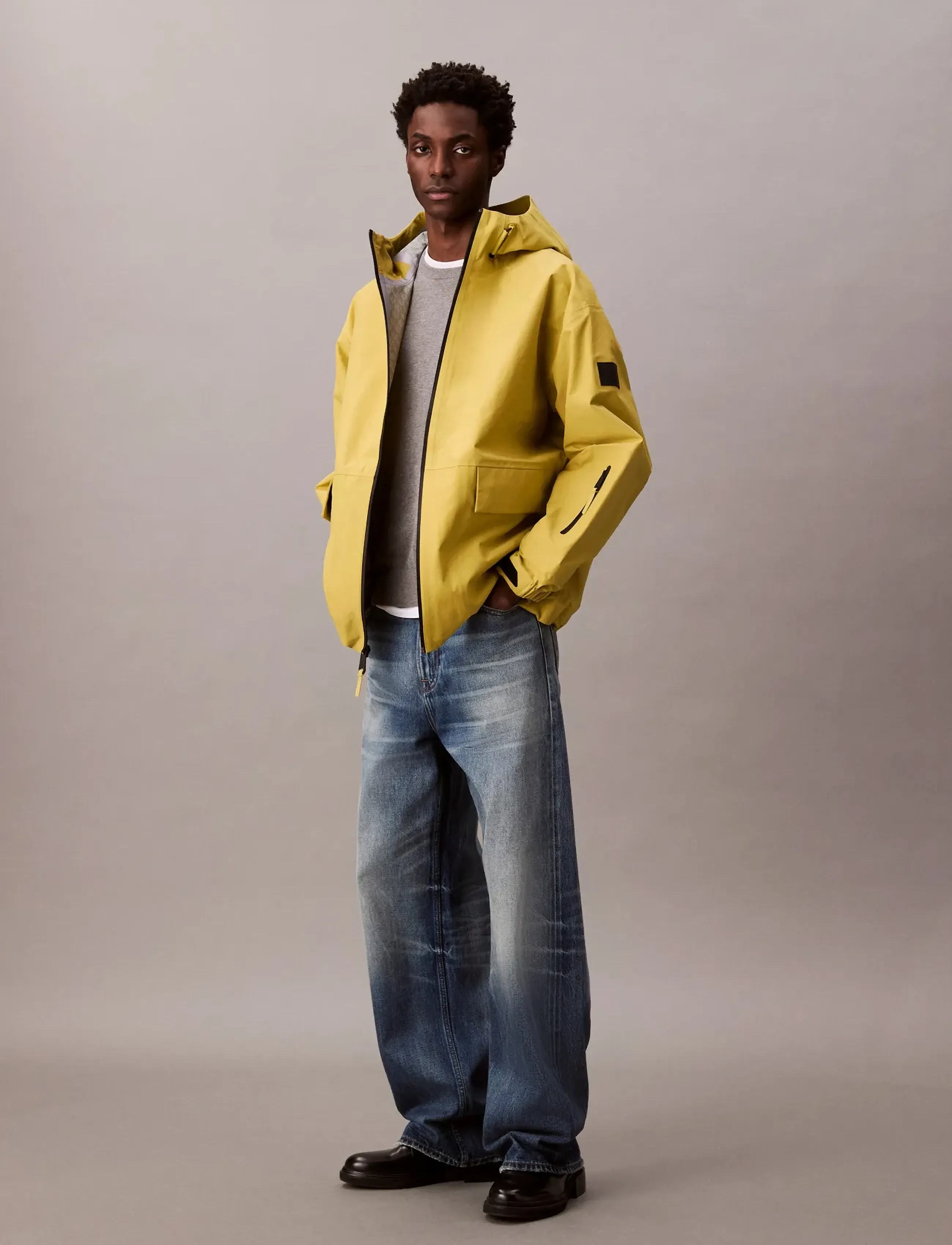 Calvin Klein Jeans - LS NYLON OXFORD RLXD SPORT JACKE - frühlingsjacken - spanish lime - 5