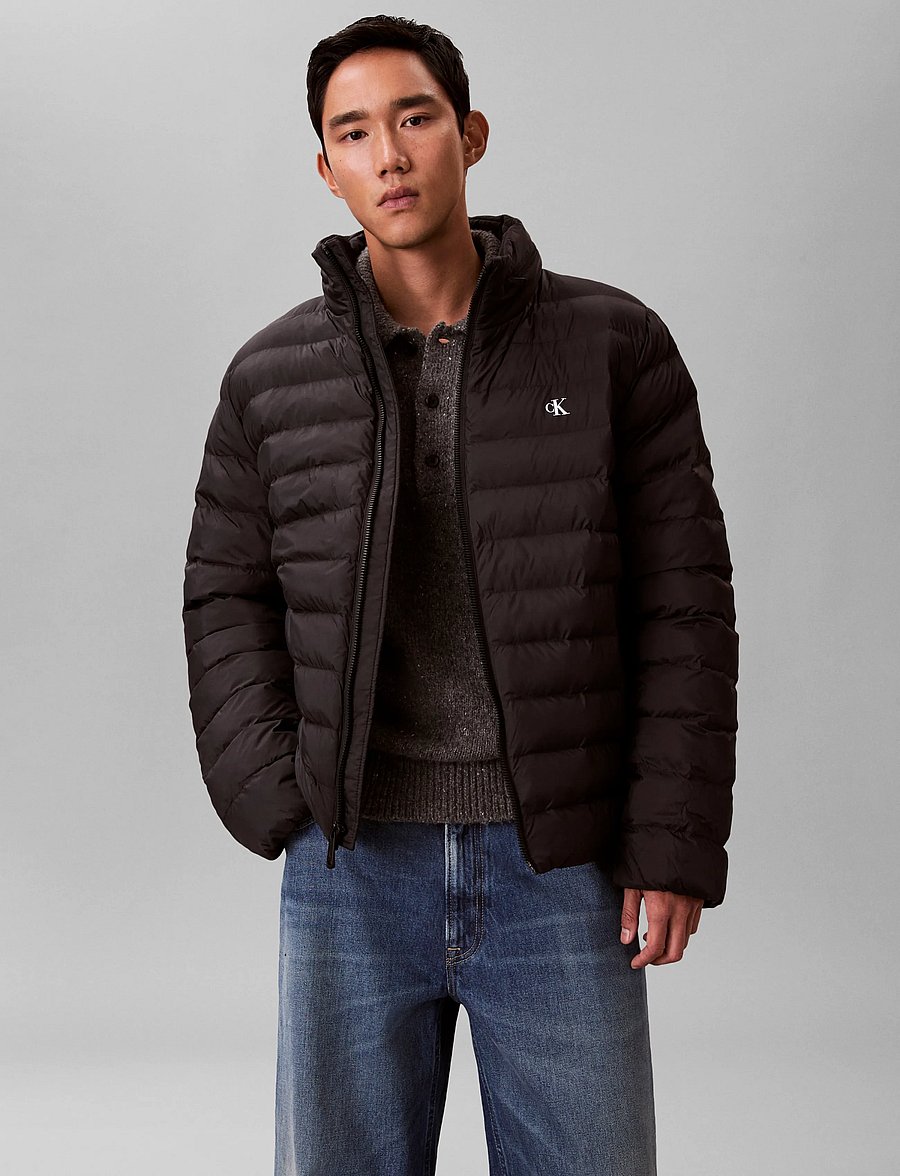Calvin Klein Jeans - LS LTWT NYLON HD PUFFER JKT - forårsjakker - black - 3