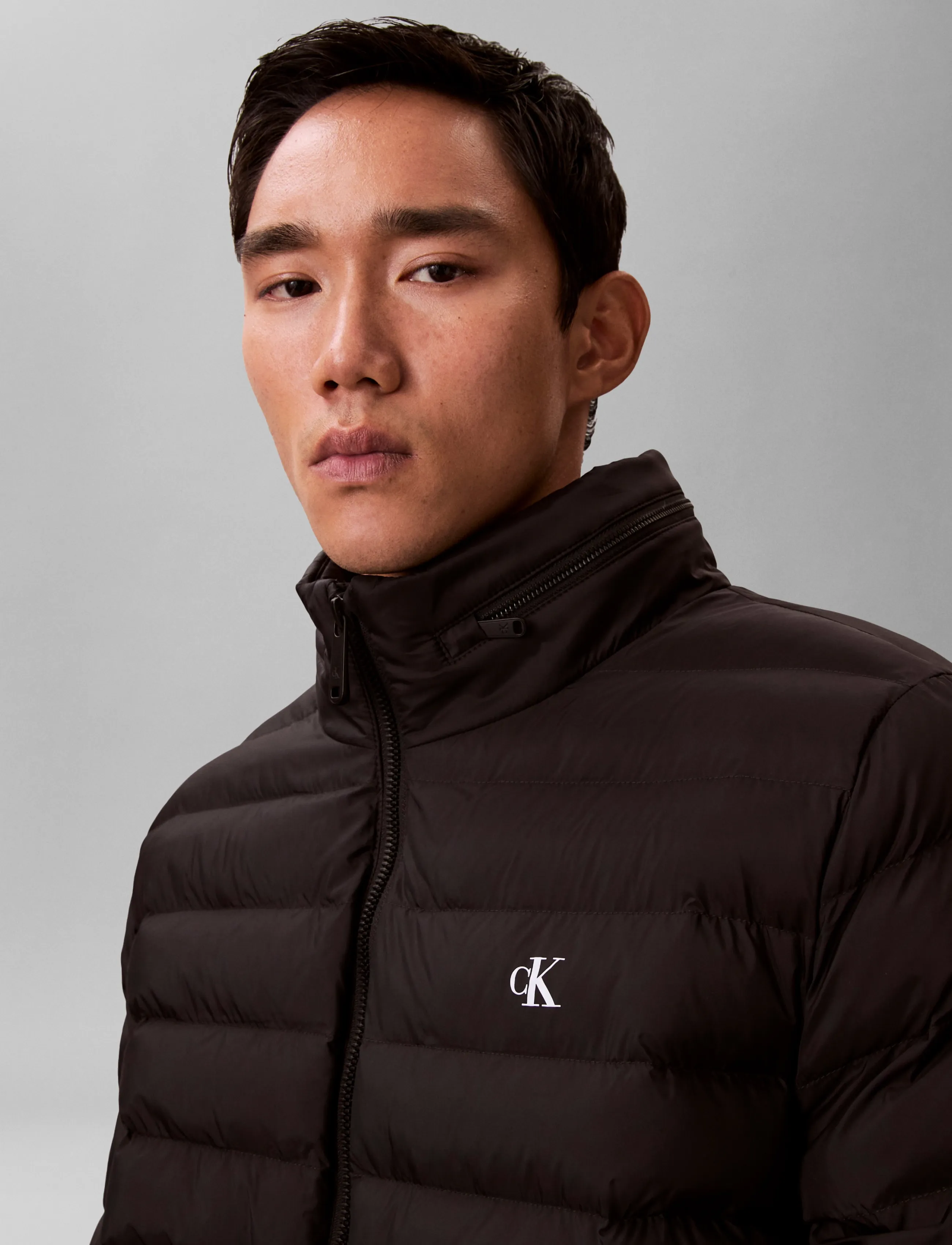 Calvin Klein Jeans - LS LTWT NYLON HD PUFFER JKT - forårsjakker - black - 4