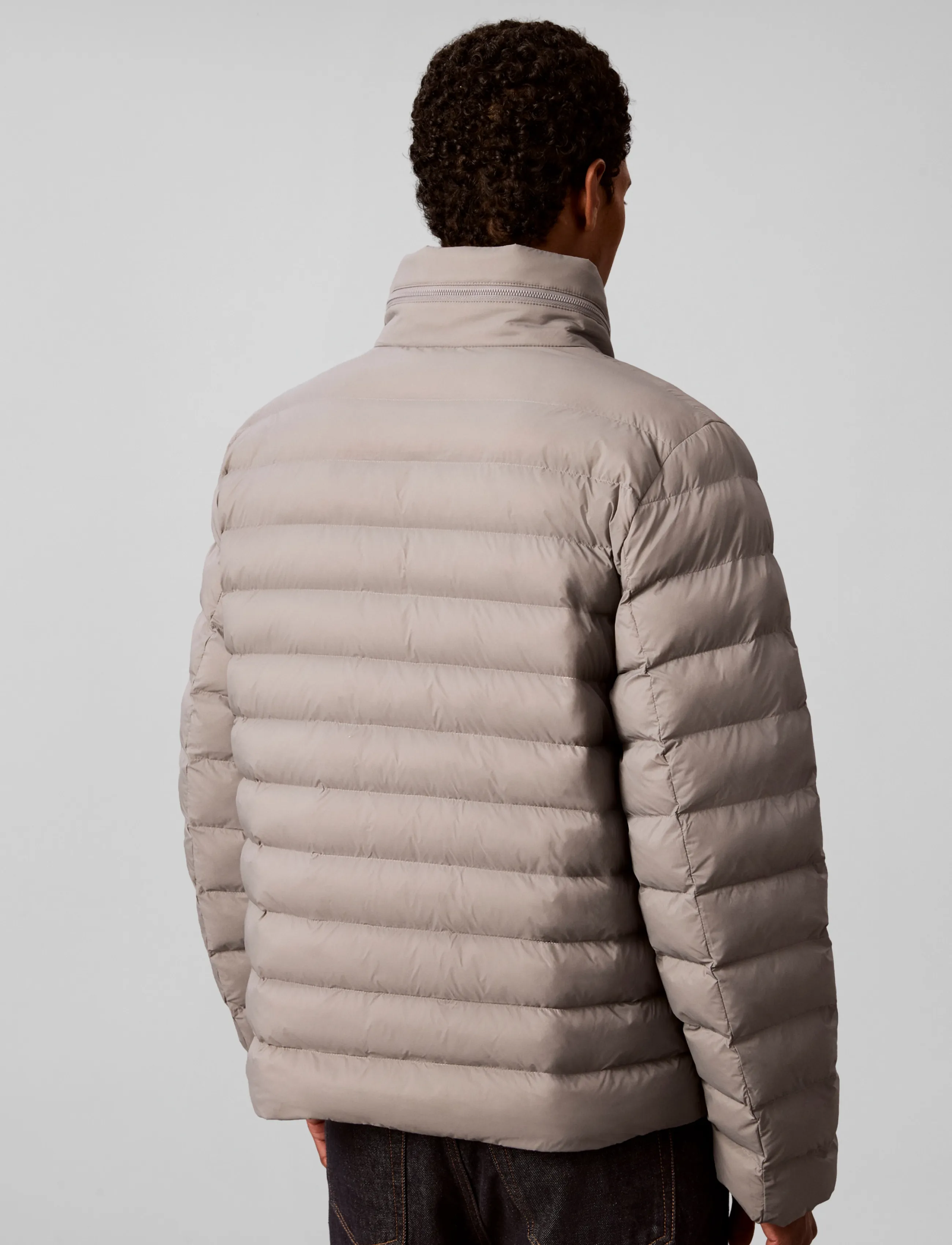 Calvin Klein Jeans - LS LTWT NYLON HD PUFFER JKT - daunenjacken - convoy - 2