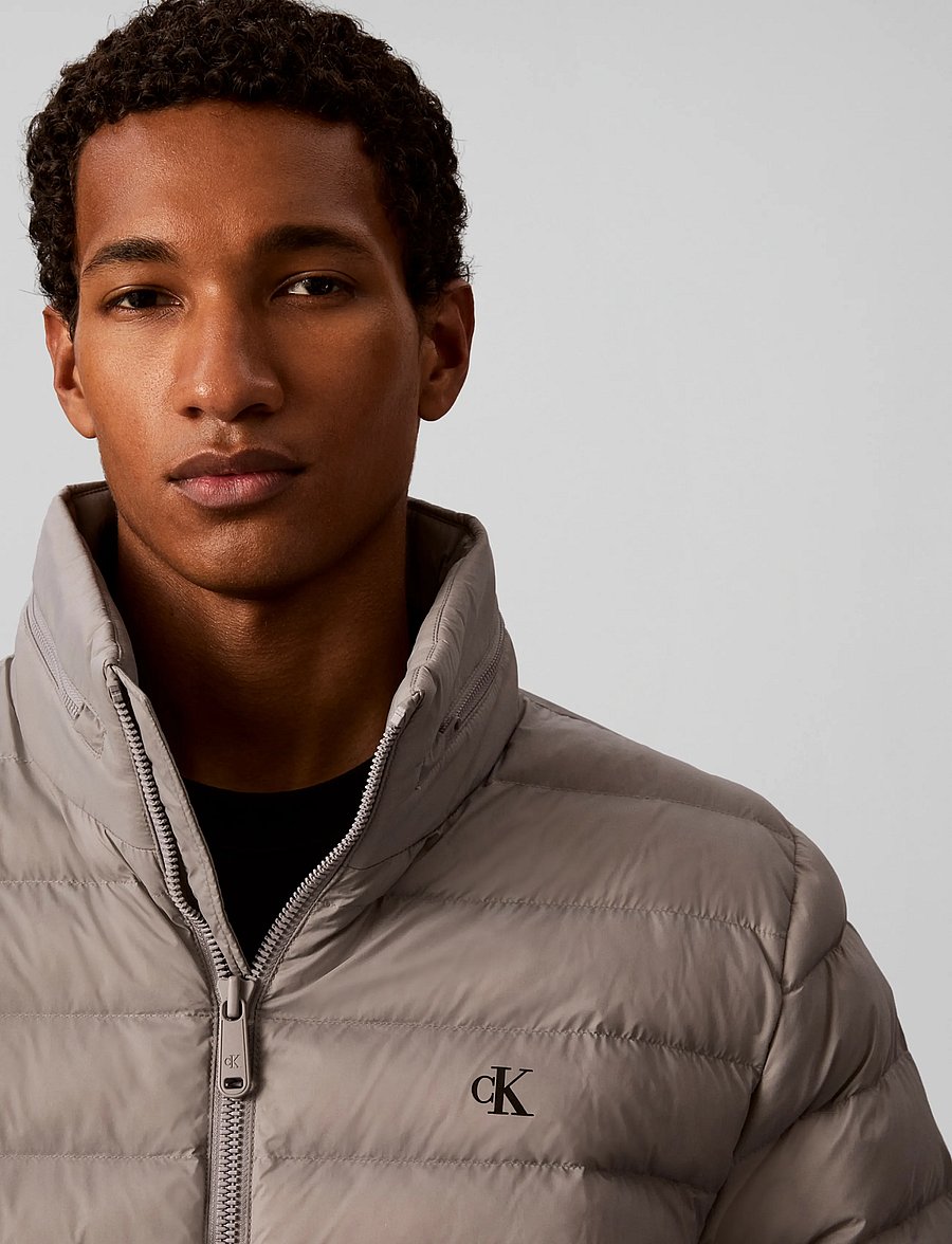 Calvin Klein Jeans - LS LTWT NYLON HD PUFFER JKT - daunenjacken - convoy - 4