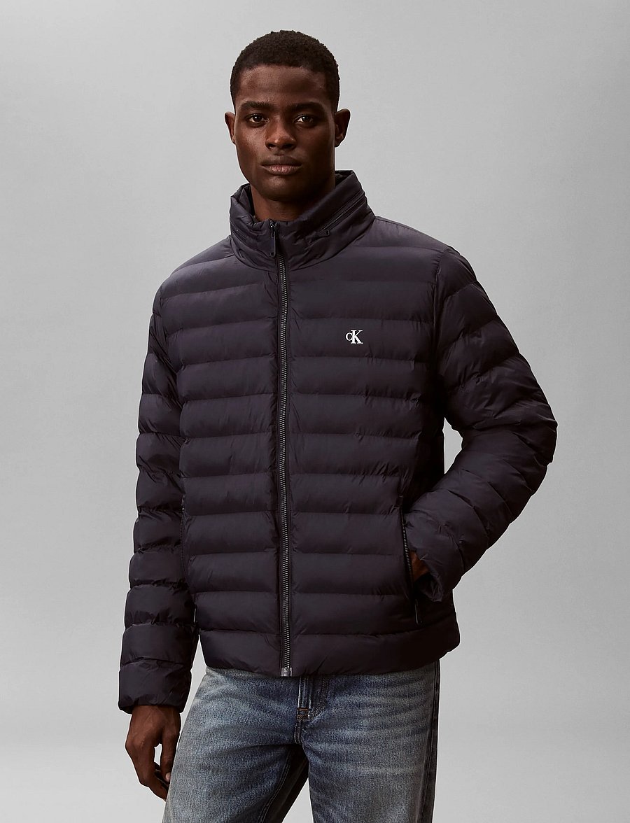 Calvin Klein Jeans - LS LTWT NYLON HD PUFFER JKT - spring jackets - dark sapphire - 4