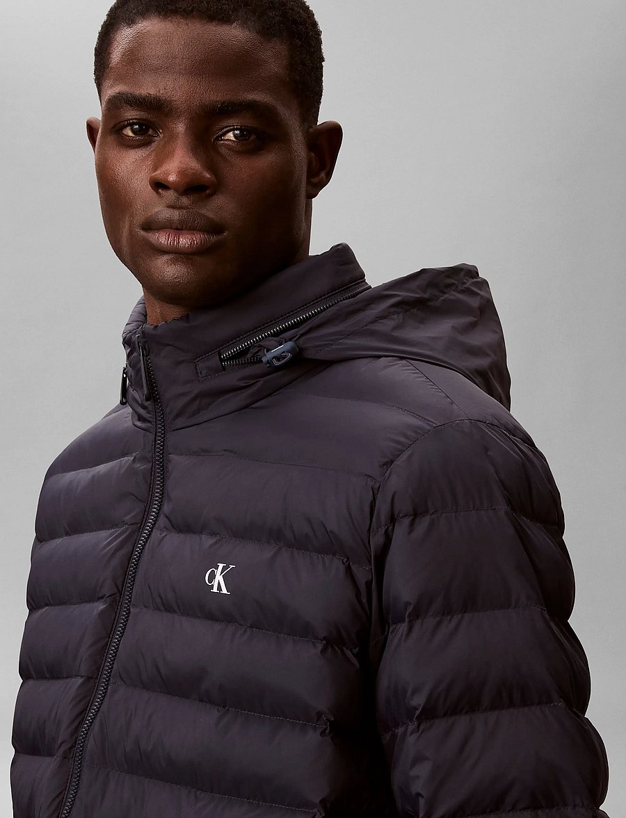 Calvin Klein Jeans - LS LTWT NYLON HD PUFFER JKT - spring jackets - dark sapphire - 5