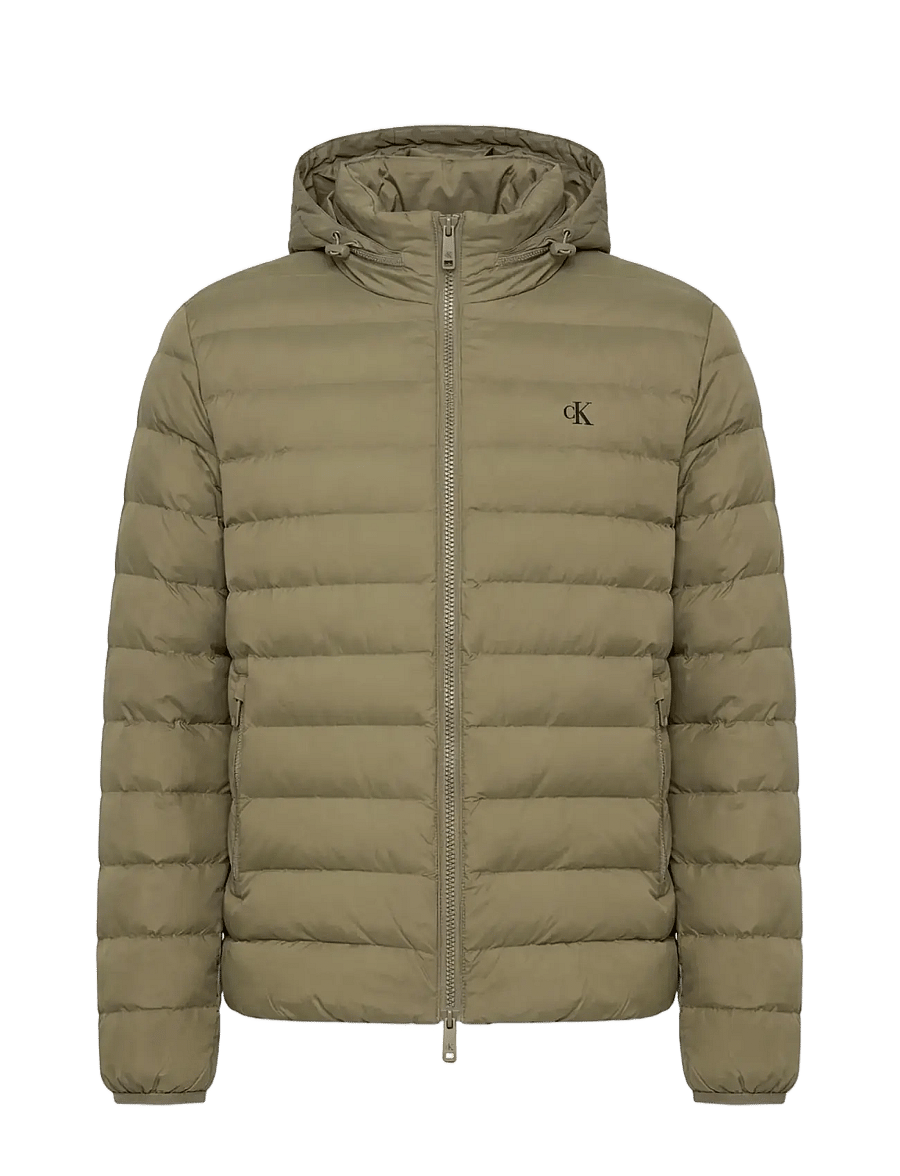 Calvin Klein Jeans - LS LTWT NYLON HD PUFFER JKT - daunenjacken - dusty olive - 1