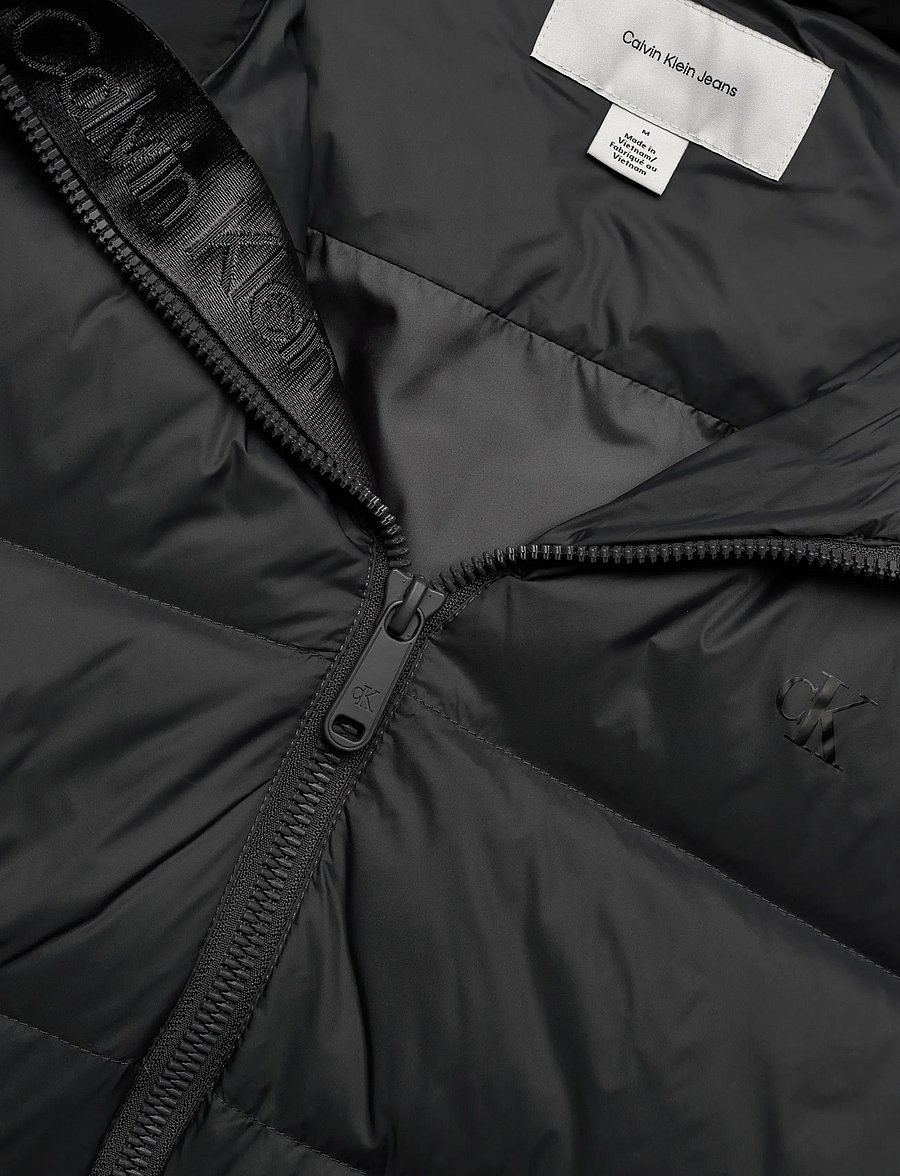 Calvin Klein Jeans - LS NYLON ZIP OFF HOOD DOWN PUFFE - daunenjacken - asphalt - 2