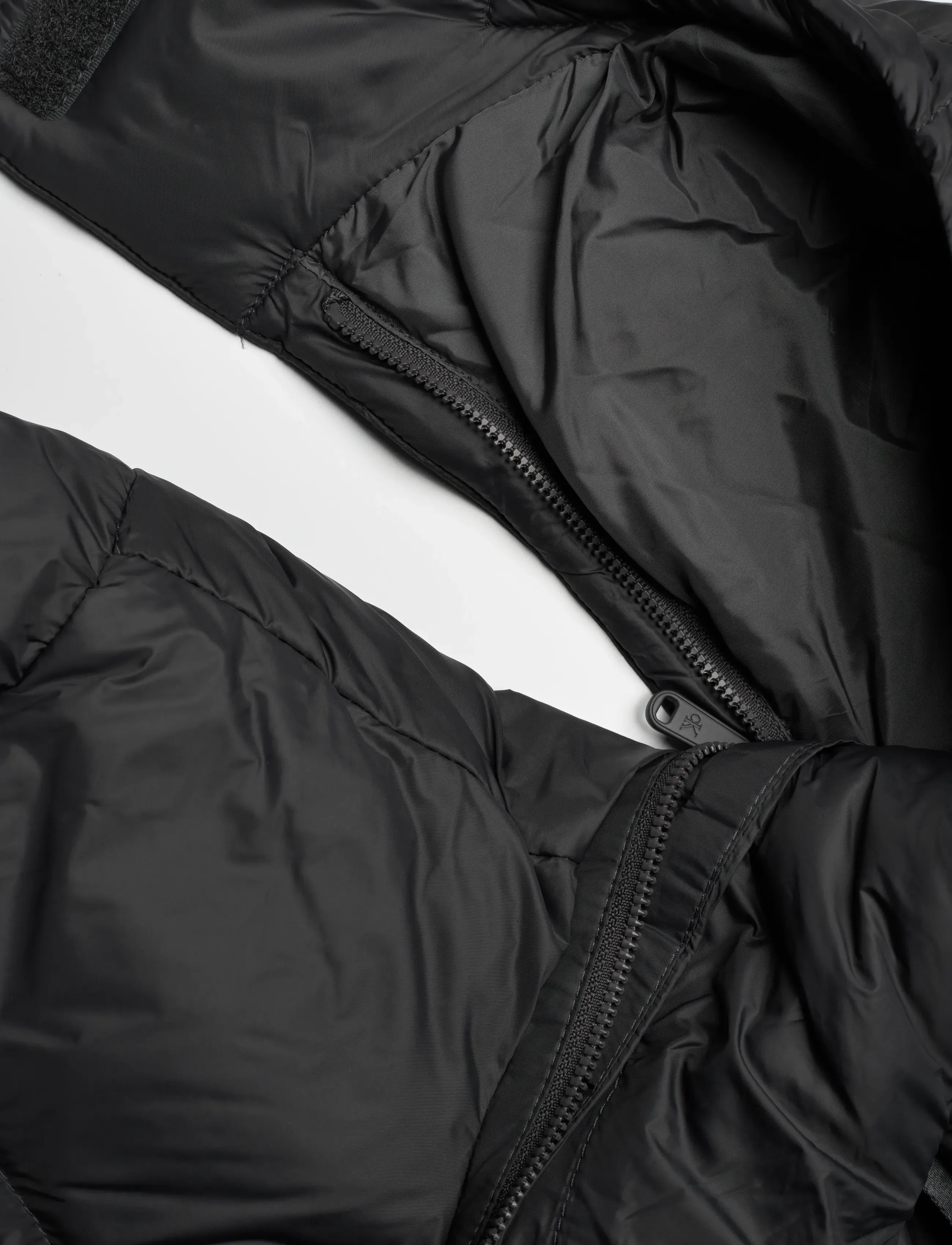 Calvin Klein Jeans - LS NYLON ZIP OFF HOOD DOWN PUFFE - voodriga joped - asphalt - 3