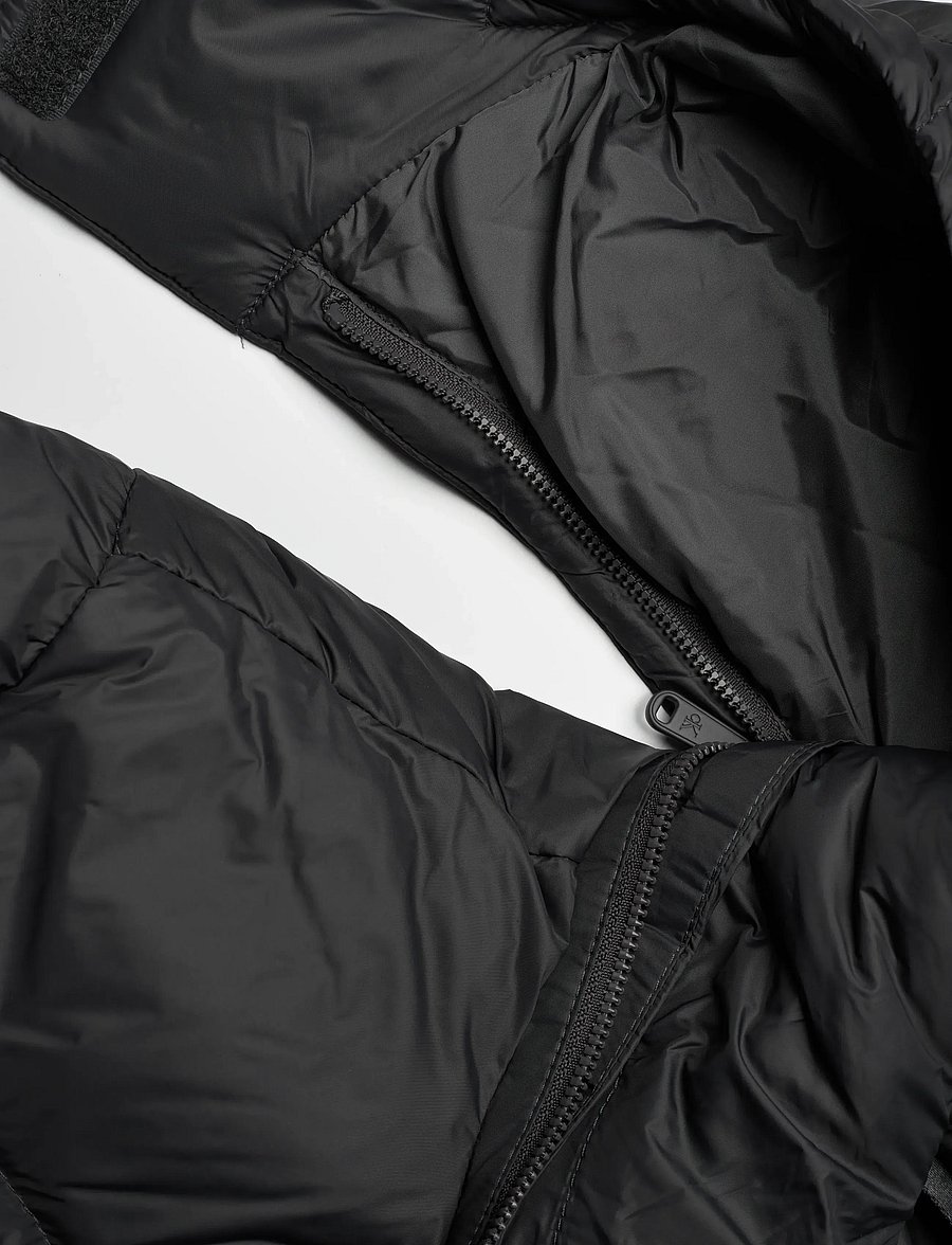 Calvin Klein Jeans - LS NYLON ZIP OFF HOOD DOWN PUFFE - daunenjacken - asphalt - 3