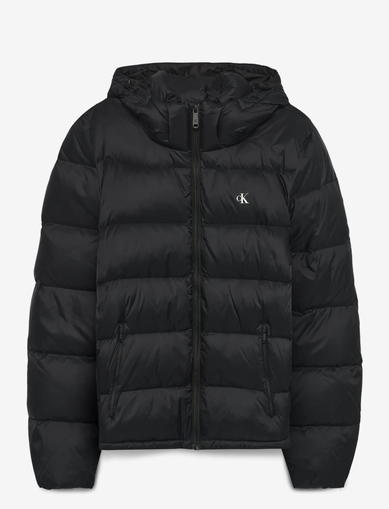 Calvin Klein Jeans - LS NYLON ZIP OFF HOOD DOWN PUFFE - vinterjakker - black - 1