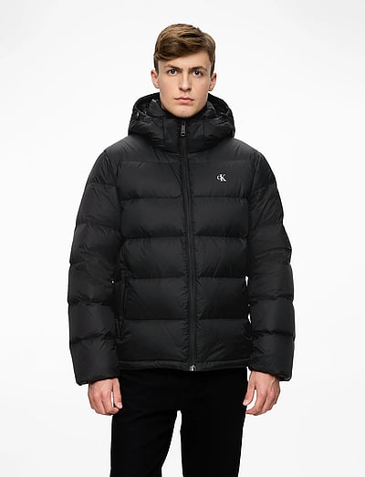 Ls Nylon Zip Off Hood Down Puffe - Forede Jakker
