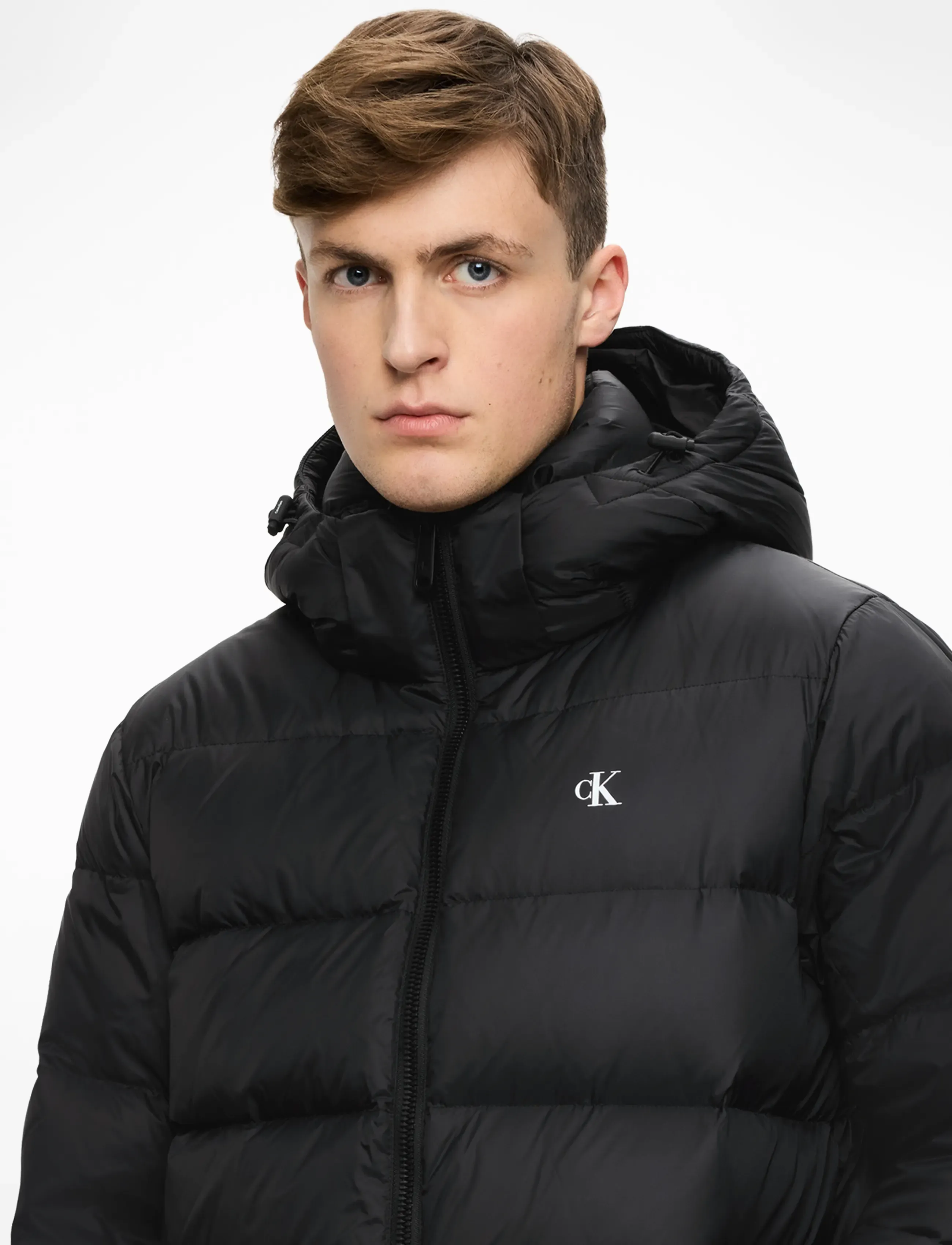 Calvin Klein Jeans Ls Nylon Zip Off Hood Down Puffe dunjackor herr – bild 9