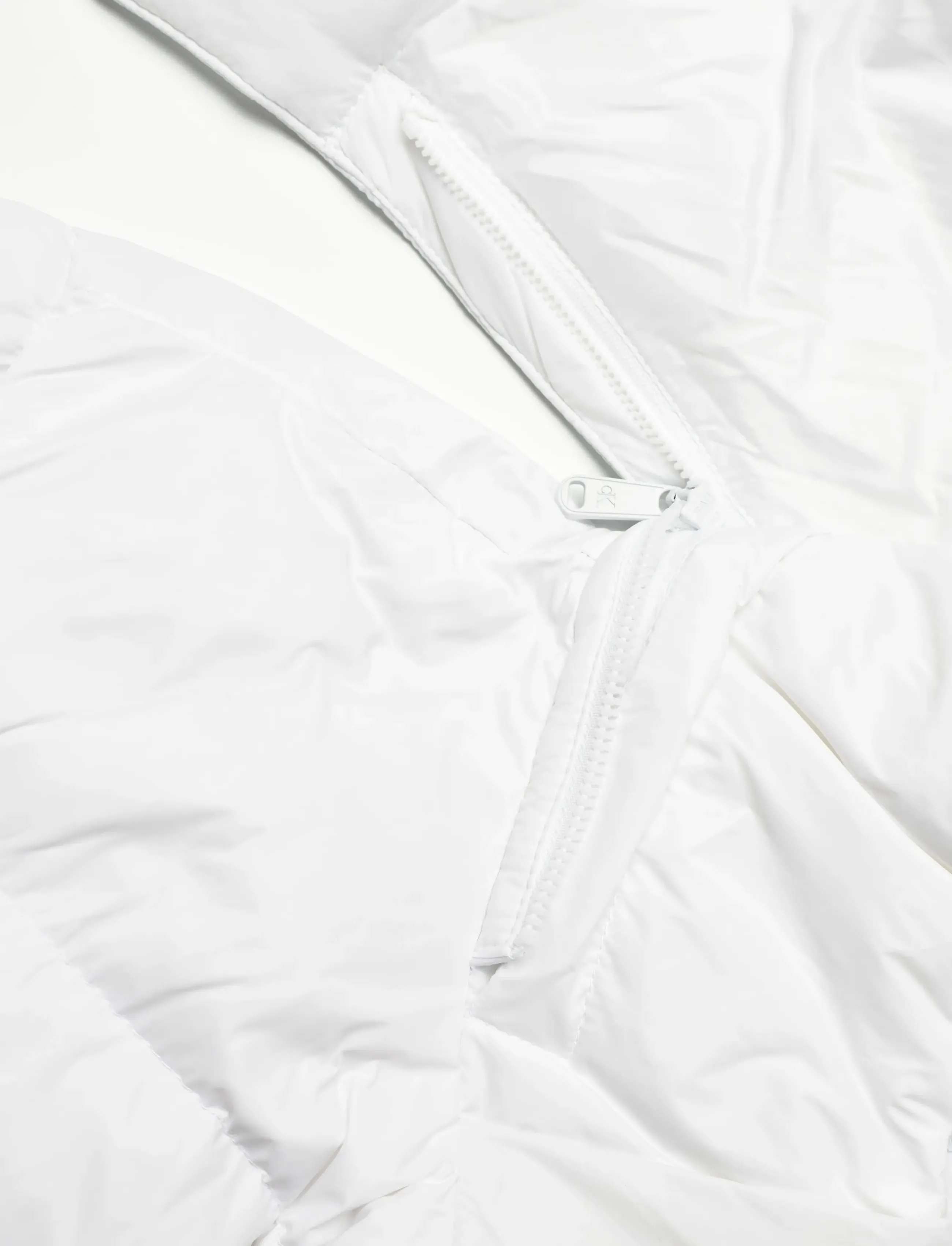 Calvin Klein Jeans - LS NYLON ZIP OFF HOOD DOWN PUFFE - dunjakker - bright white - 3