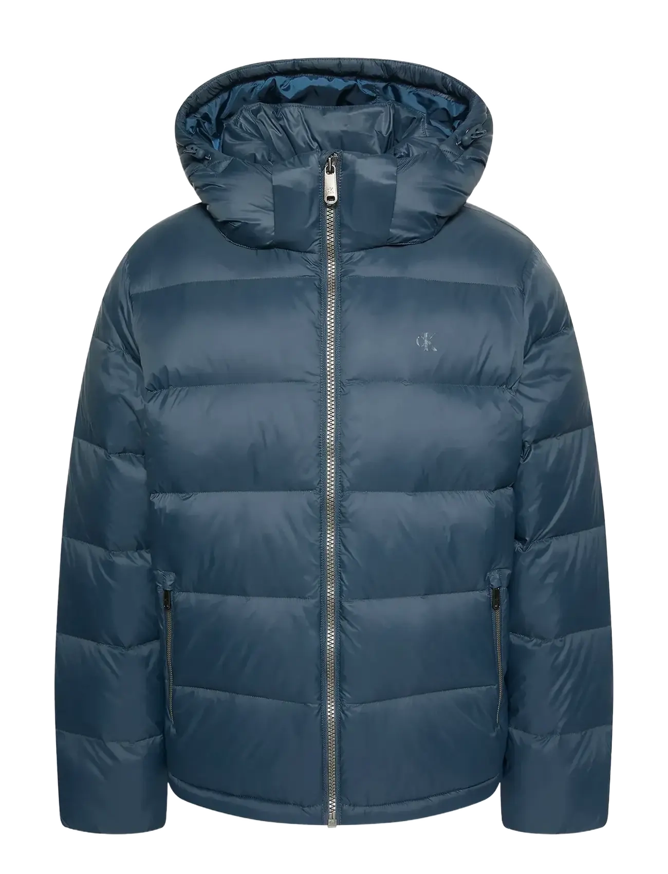 Calvin Klein Jeans LS NYLON ZIP OFF HOOD DOWN PUFFE - Calvin Klein Jeans - INK / navy