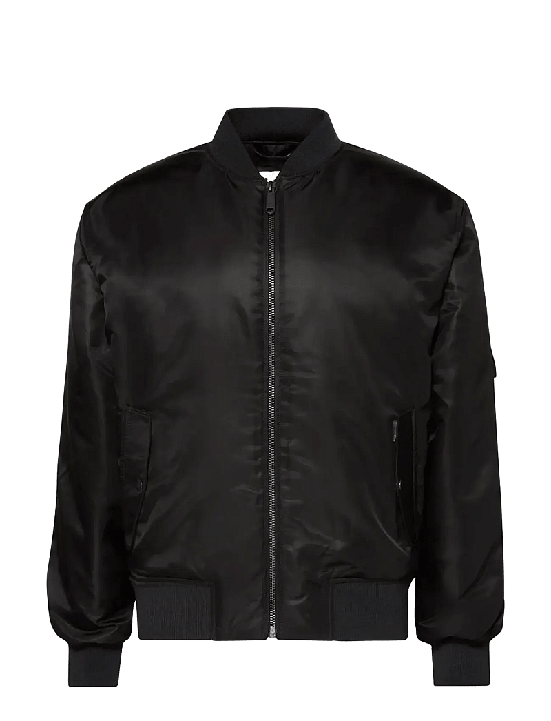 Calvin Klein Jeans - LS NYLON BOMBER JACKET - frühlingsjacken - black - 1