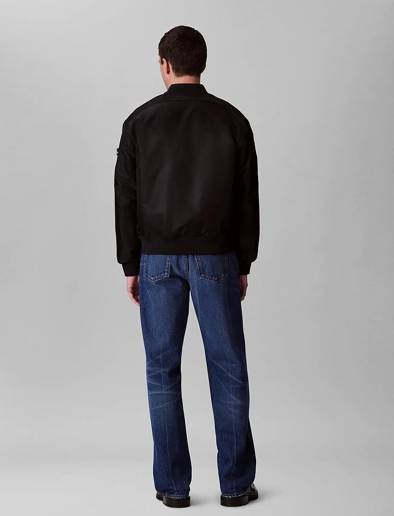 Calvin Klein Jeans - LS NYLON BOMBER JACKET - frühlingsjacken - black - 4