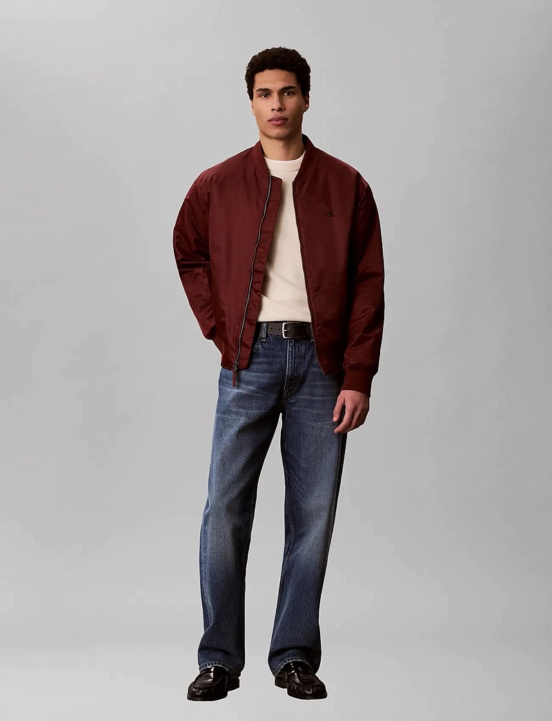 Calvin Klein Jeans - LS NYLON BOMBER JACKET - frühlingsjacken - mocha moment - 0