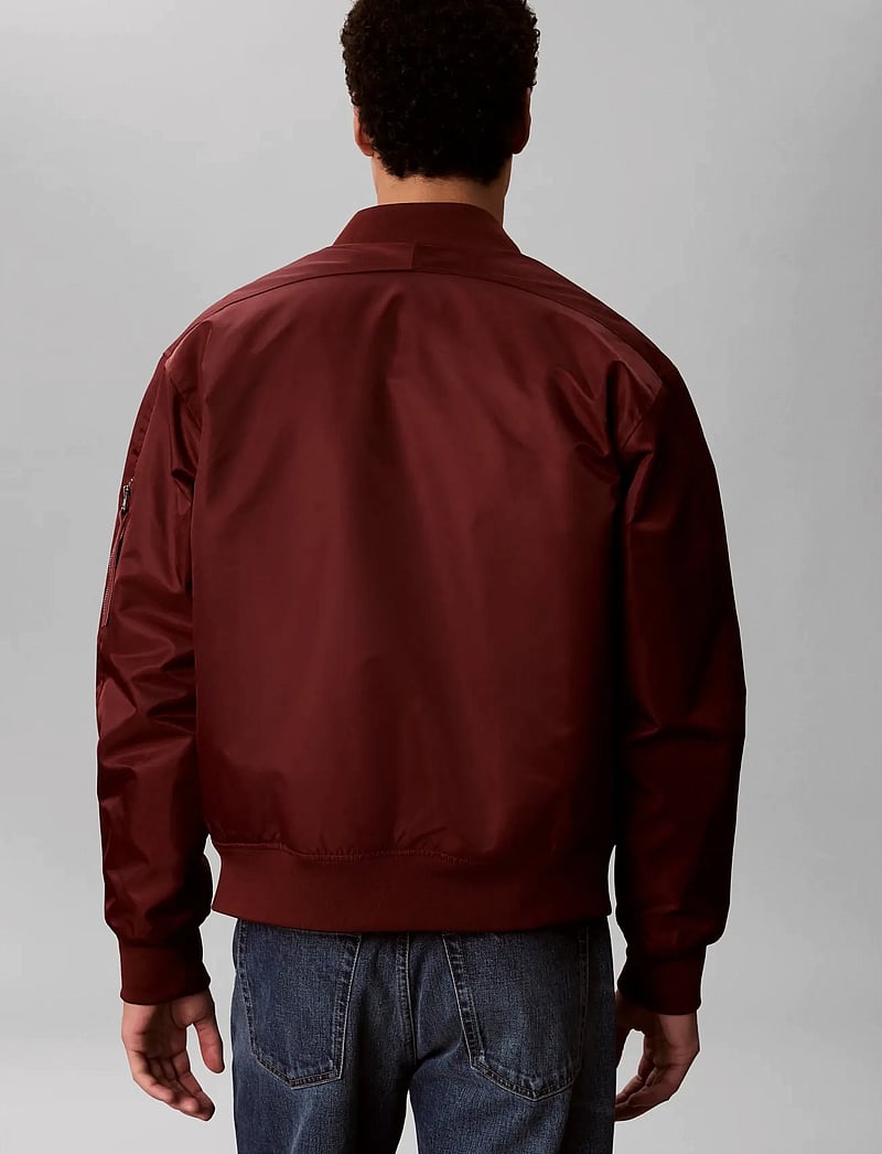 Calvin Klein Jeans - LS NYLON BOMBER JACKET - frühlingsjacken - mocha moment - 4