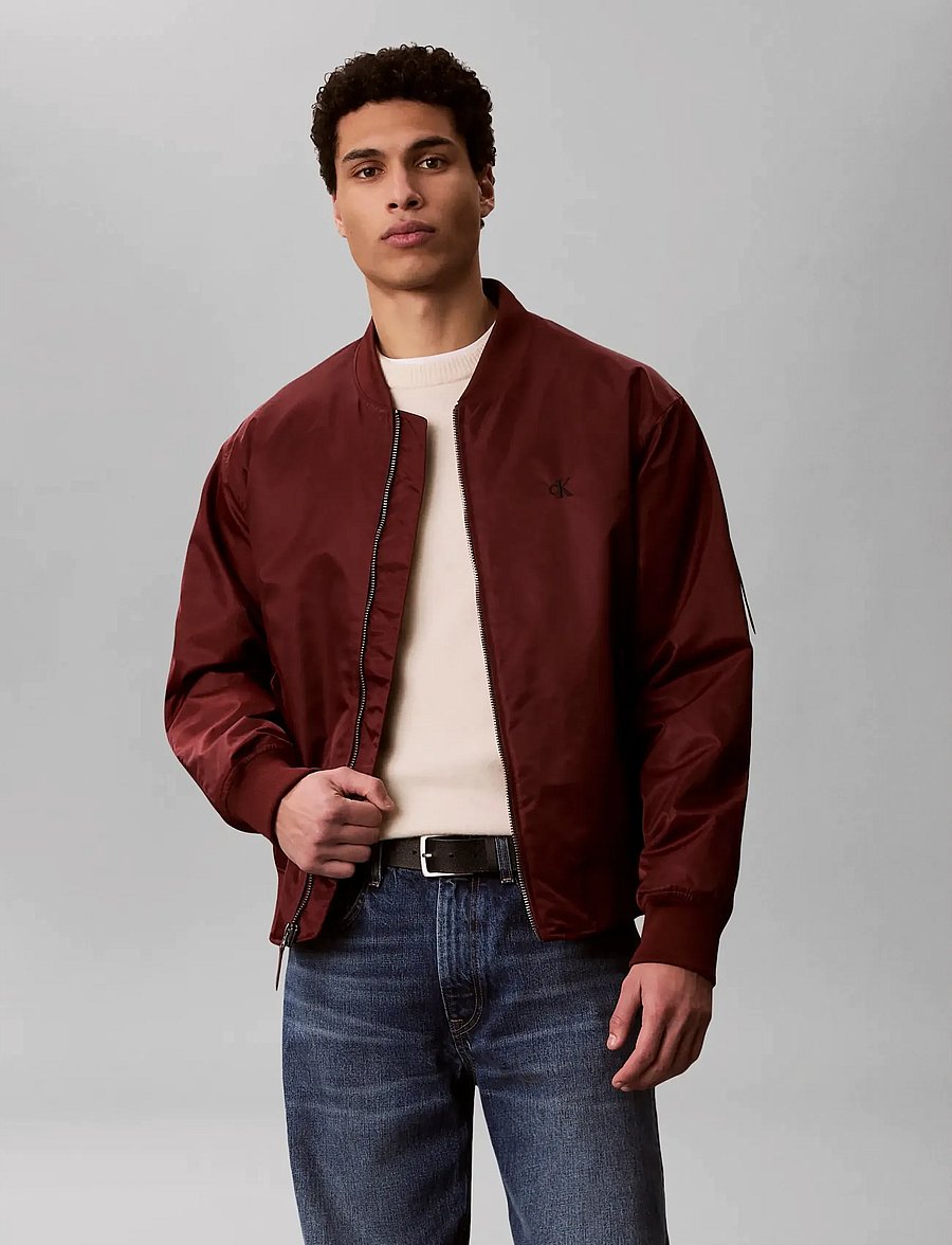 Calvin Klein Jeans - LS NYLON BOMBER JACKET - frühlingsjacken - mocha moment - 5